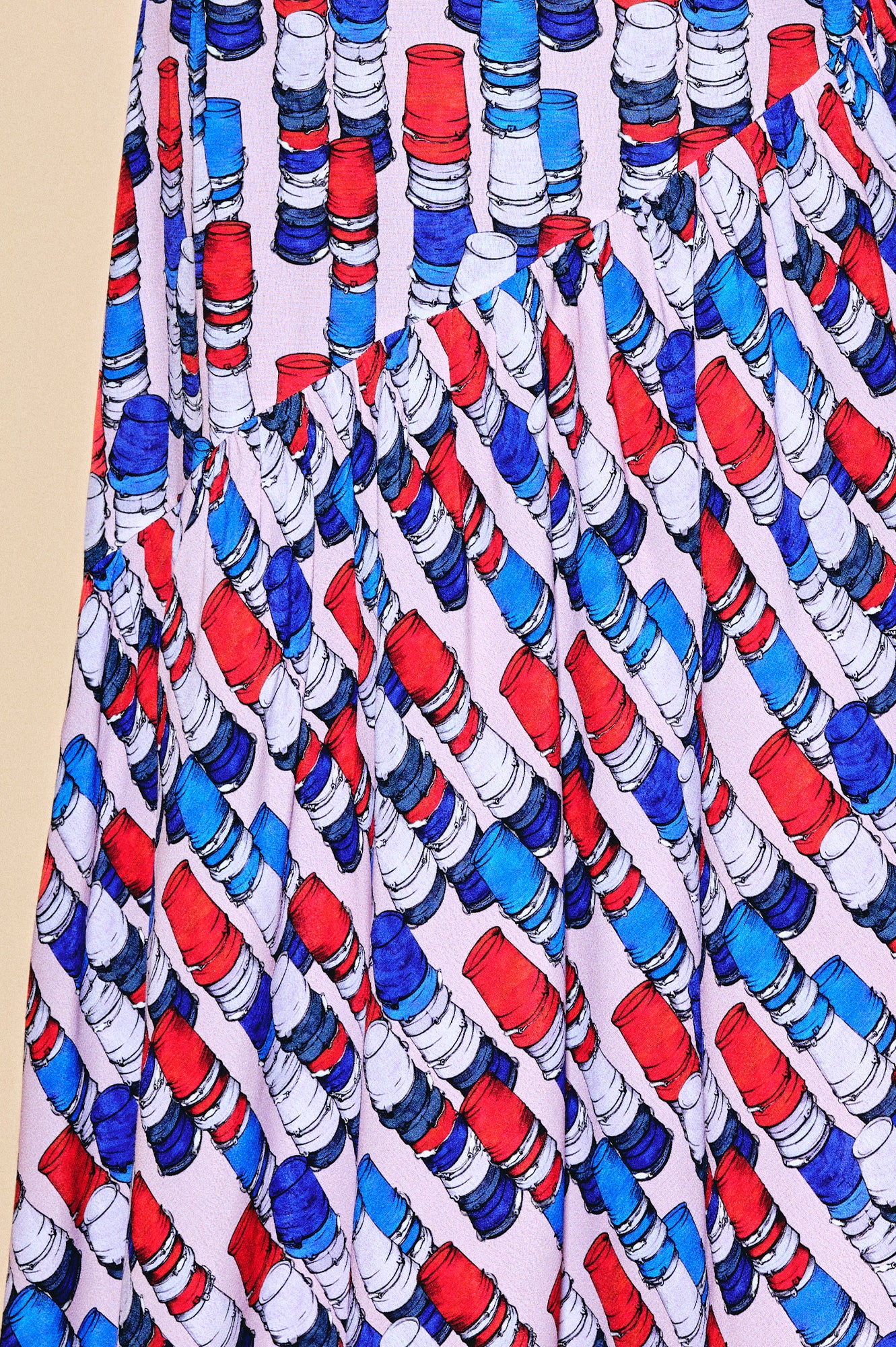 KUKTA asymmetric dress 'Buckets'