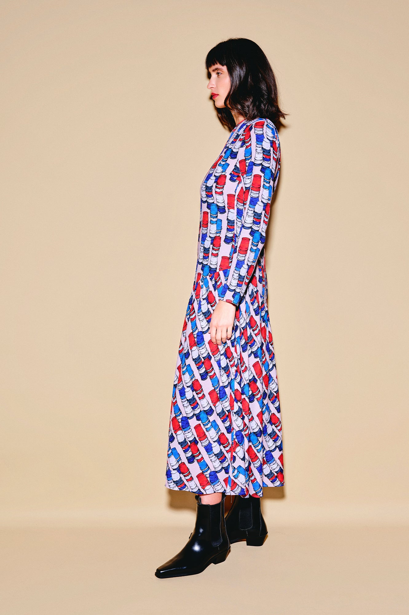 KUKTA asymmetric dress 'Buckets'