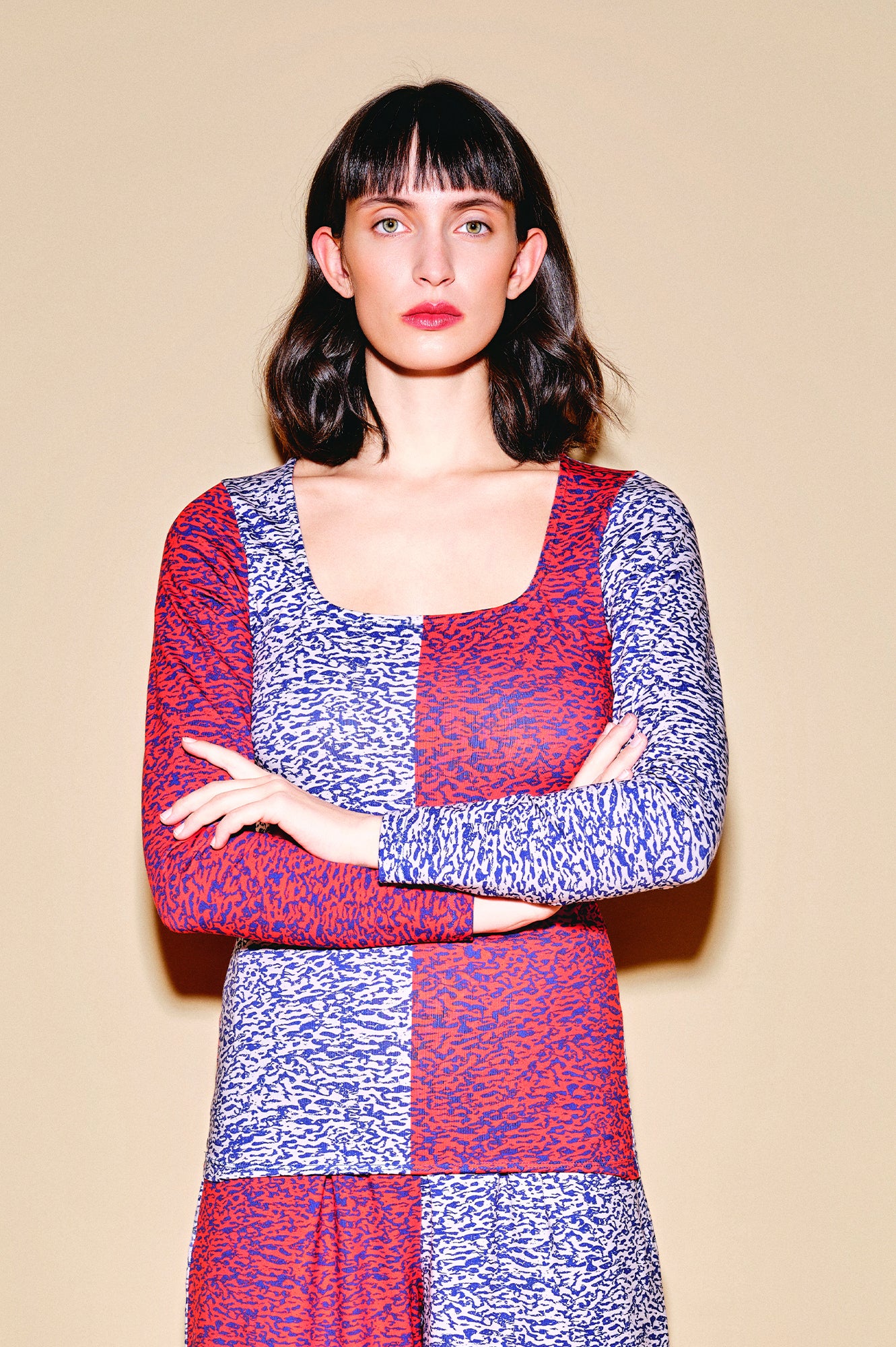 MIHOK long sleeve top 'Enamel Pink'