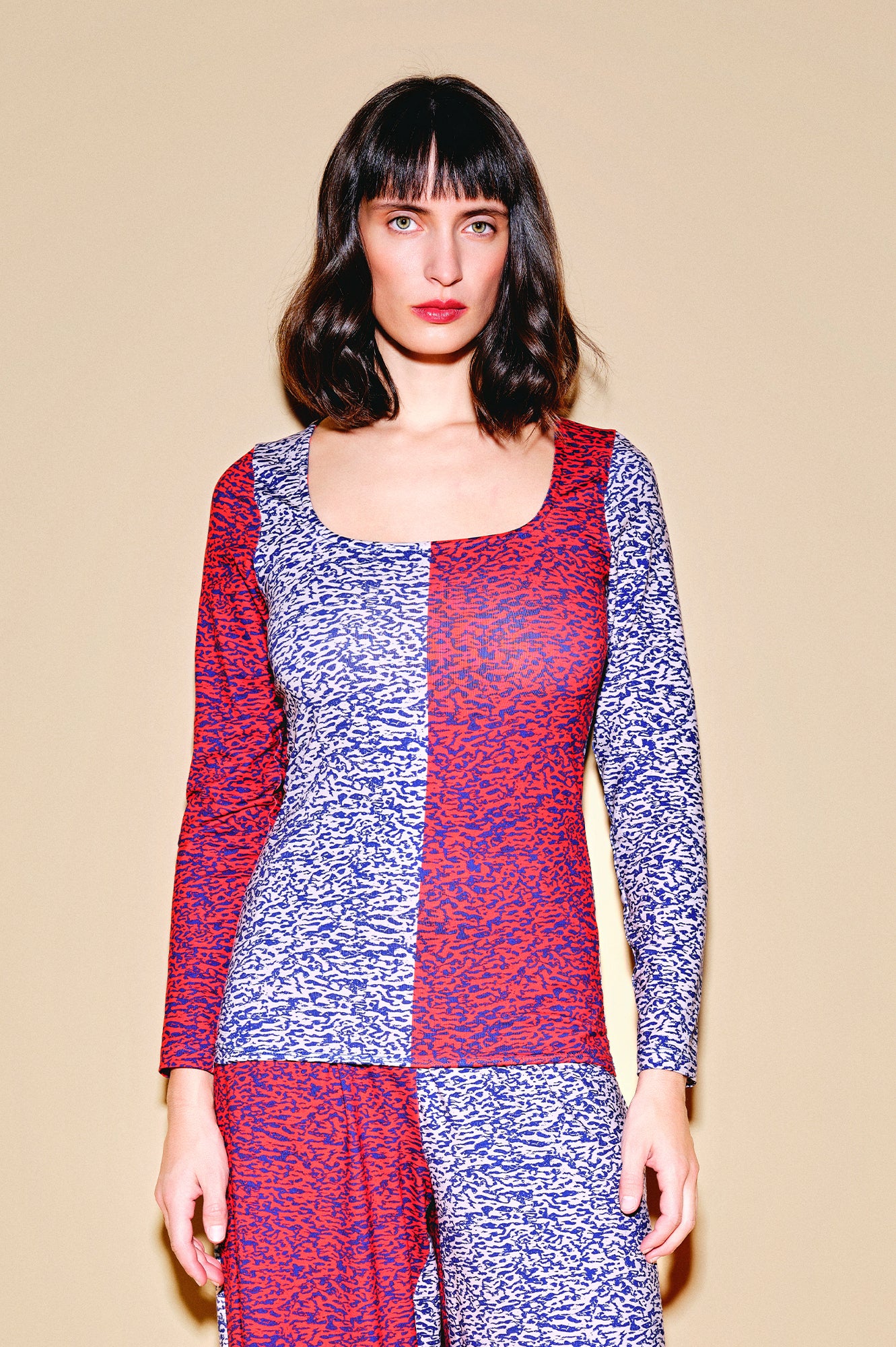 MIHOK long sleeve top 'Enamel Pink'