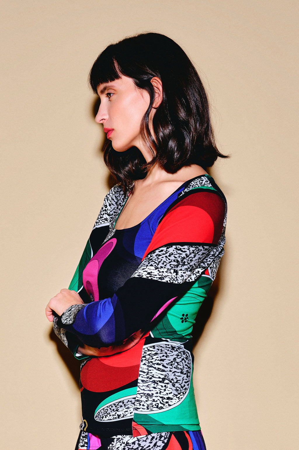 MIHOK long sleeve top 'Paprika Pot'