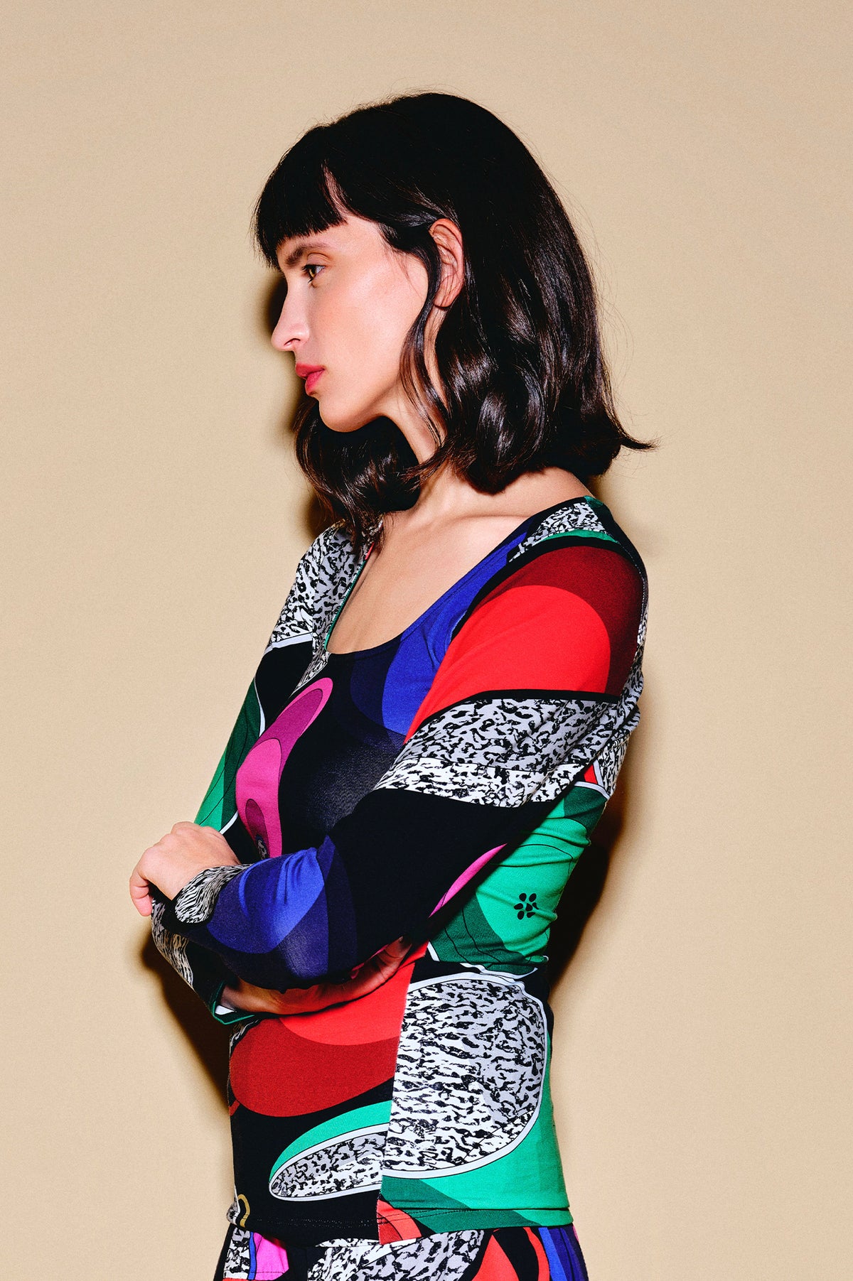 MIHOK long sleeve top 'Paprika Pot'