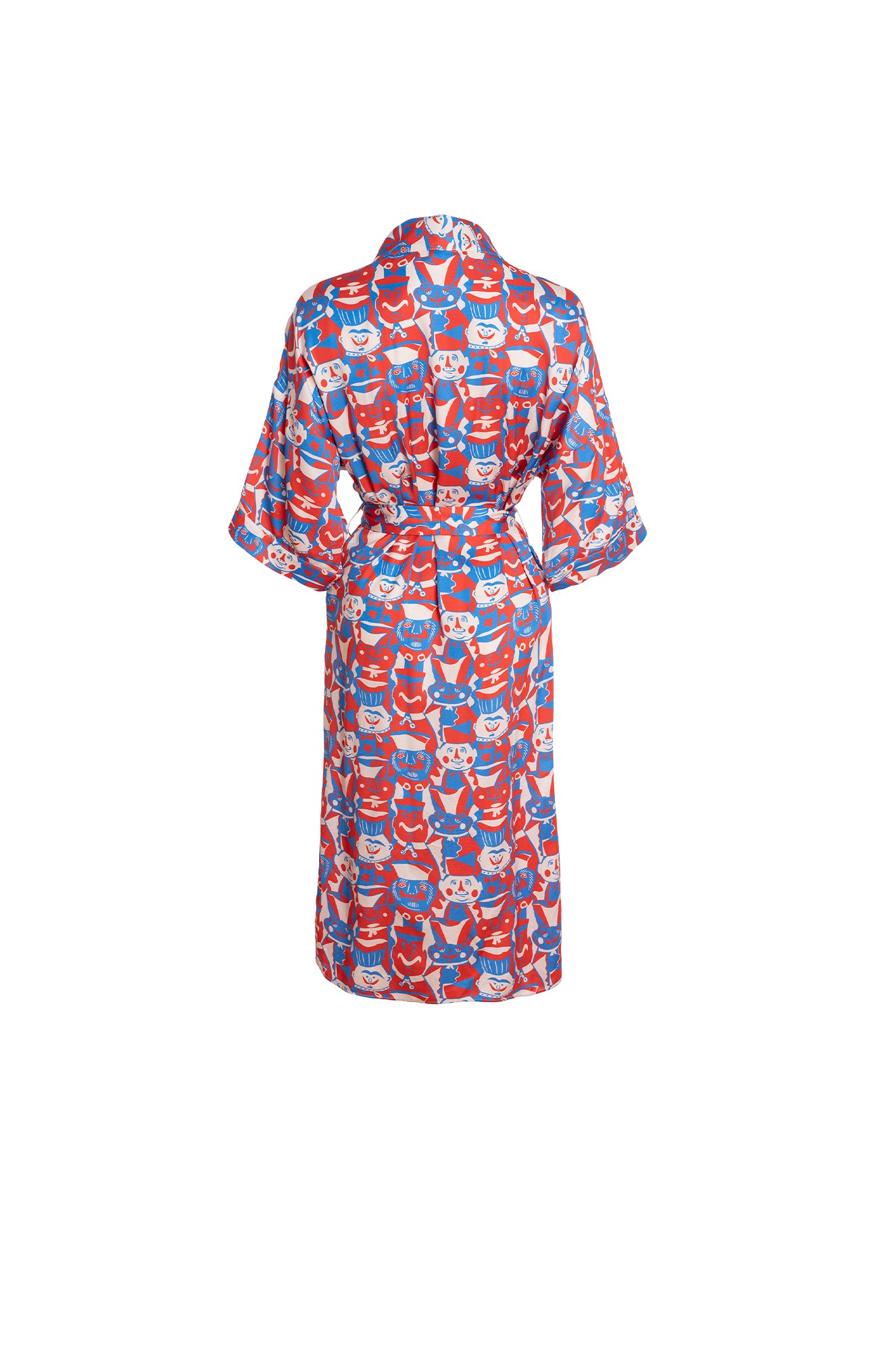 MIMICRY kimono robe 'Miska Faces'