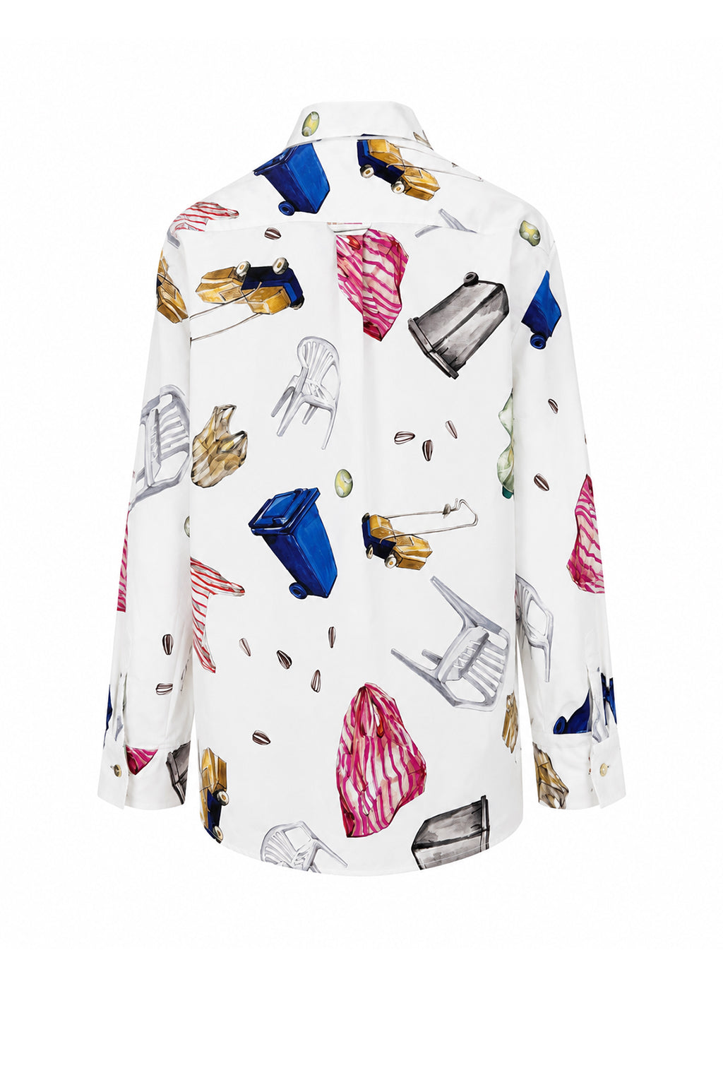 MORPHINI oversized shirt 'Objects'