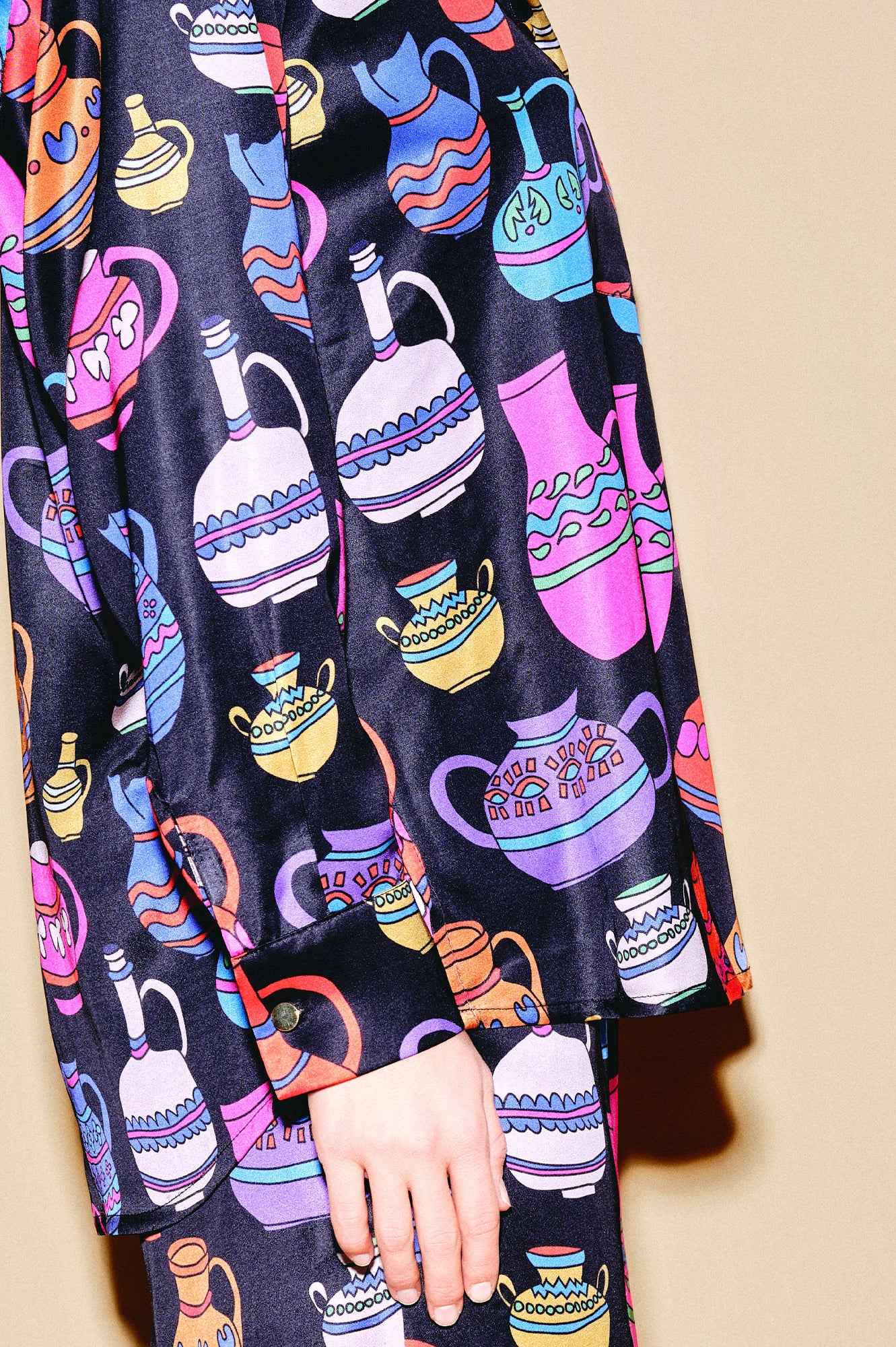 MORPHINI oversized shirt 'Vases'