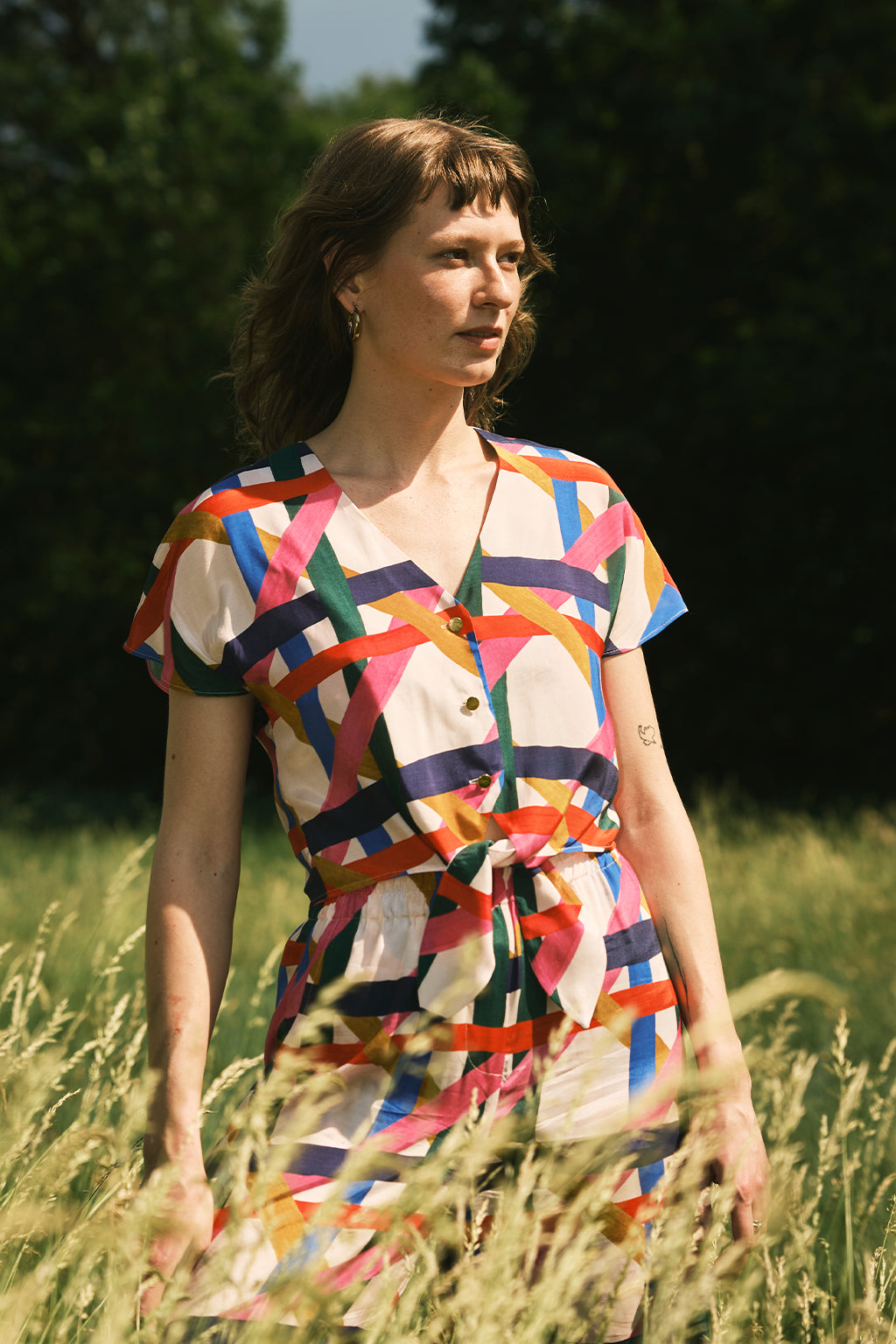 PATY tie hem top 'Thonet'