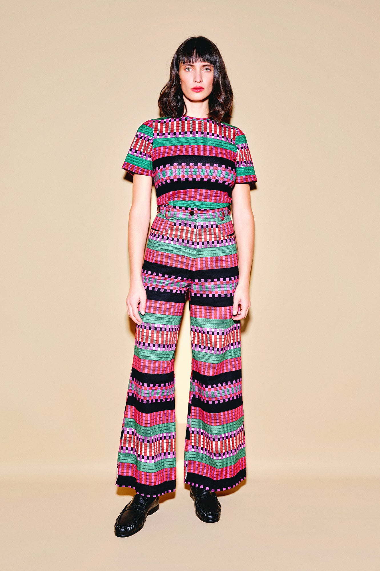 PEJKO flared trousers 'Demijohn'