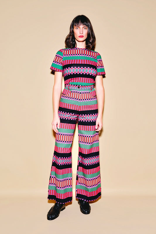 PEJKO flared trousers 'Demijohn'