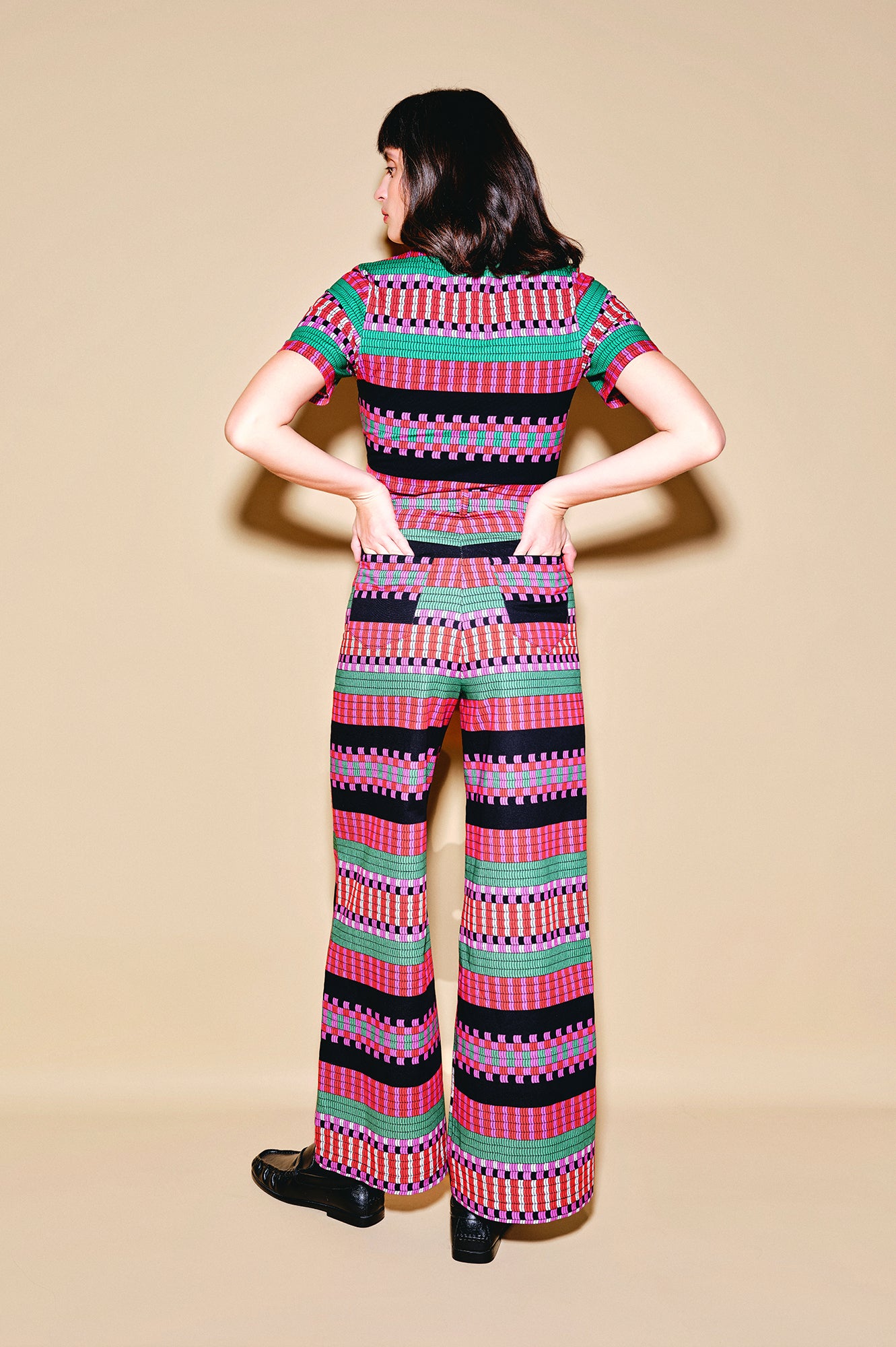 PEJKO flared trousers 'Demijohn'