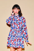 ROZMARING ruffled shirt dress 'Buckets'