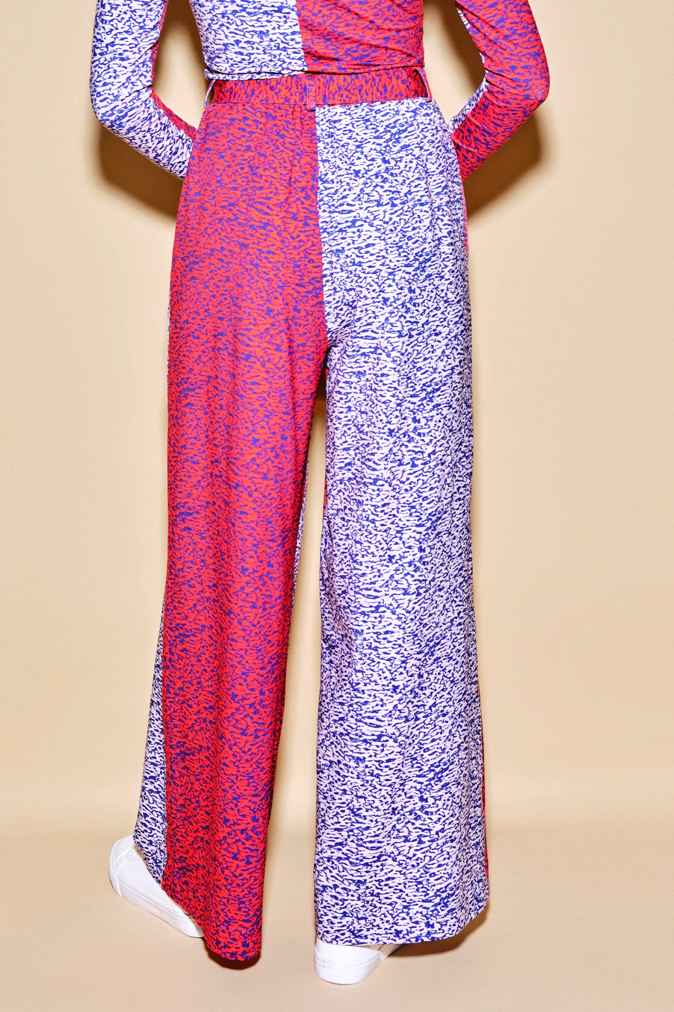 RUDAS jersey trousers ‘Enamel Pink'