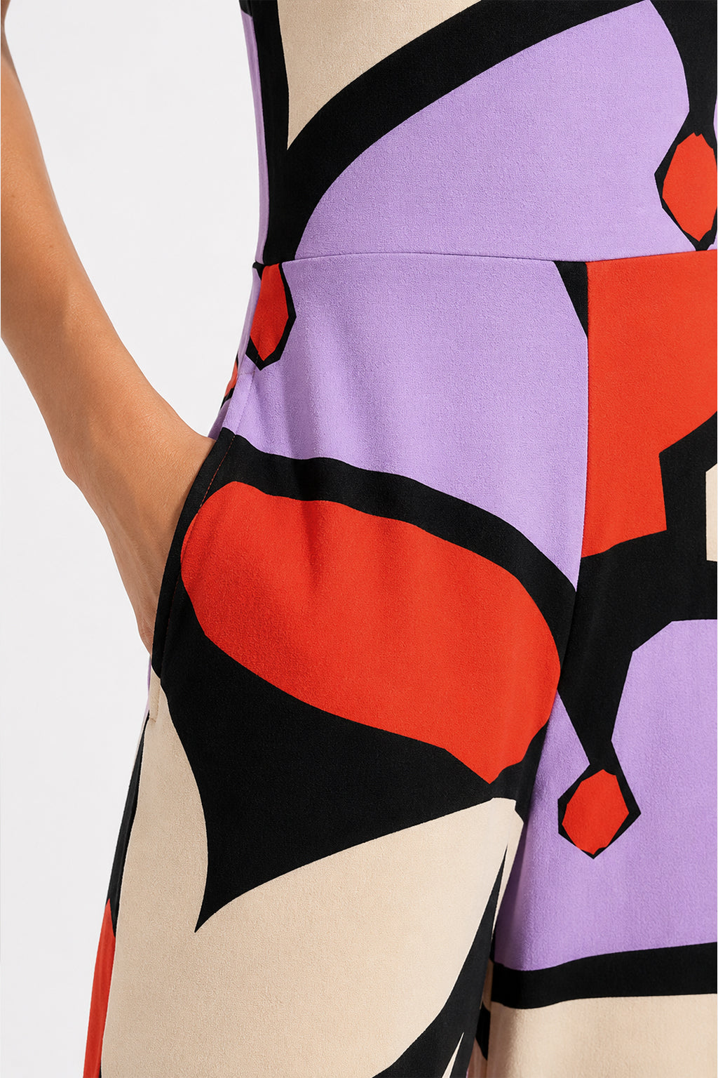 SERPENT jersey jumpsuit 'Pumpkin Purple'