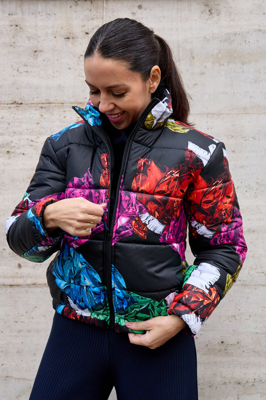 SPAJZ puffer jacket 'Holiday Candy'