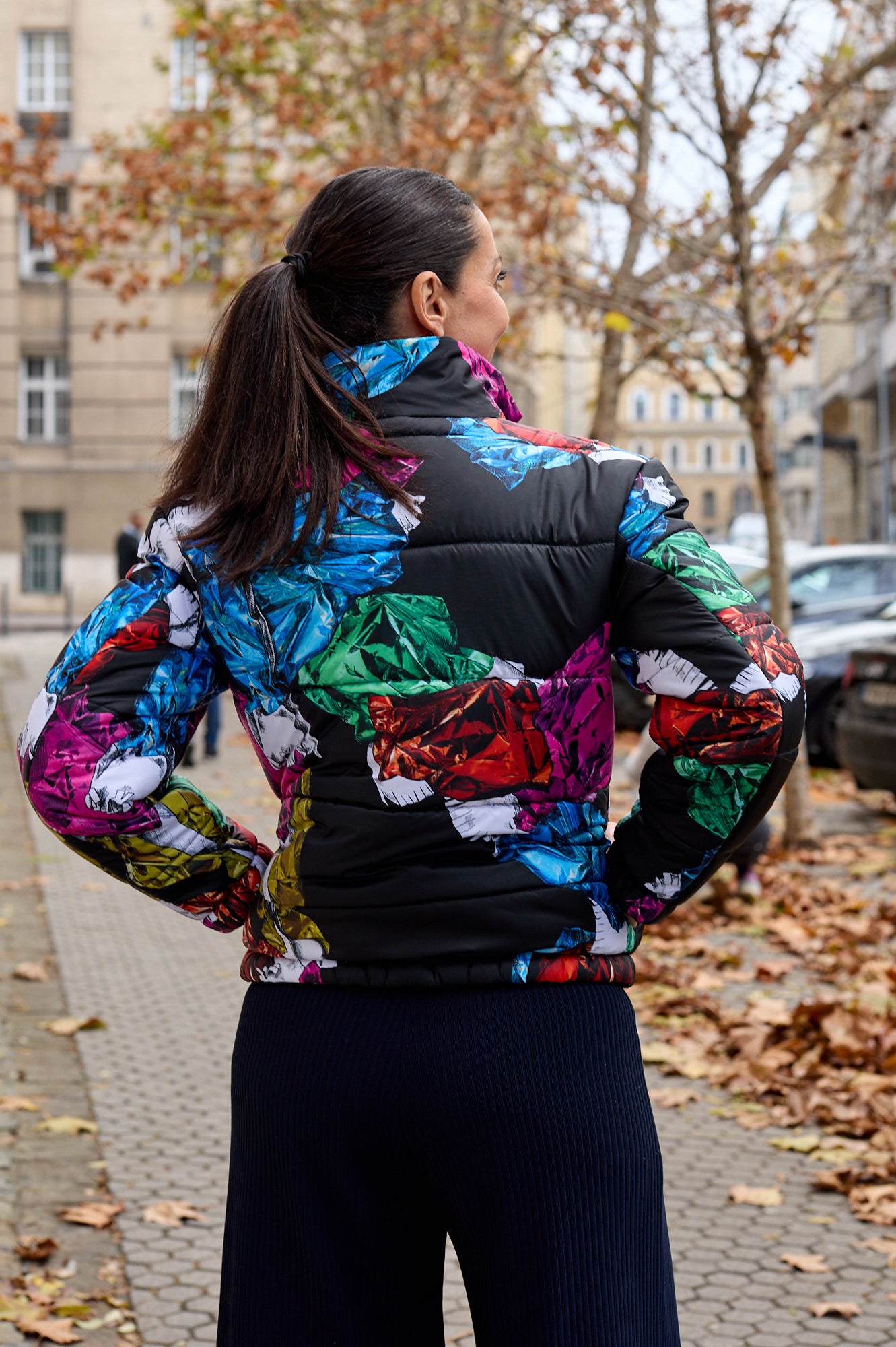 SPAJZ puffer jacket 'Holiday Candy'
