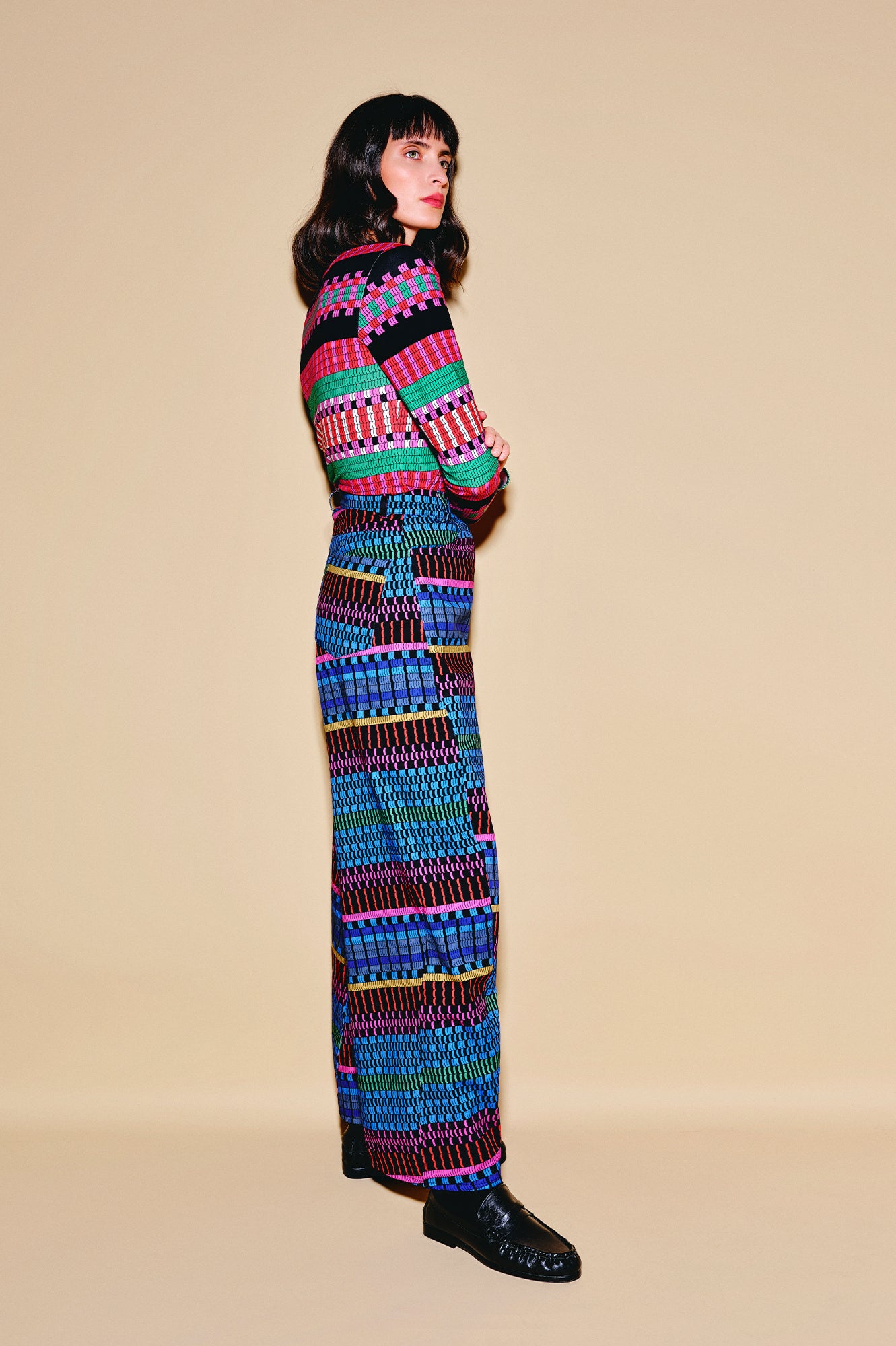 SUTO twist trousers 'Demijohn'