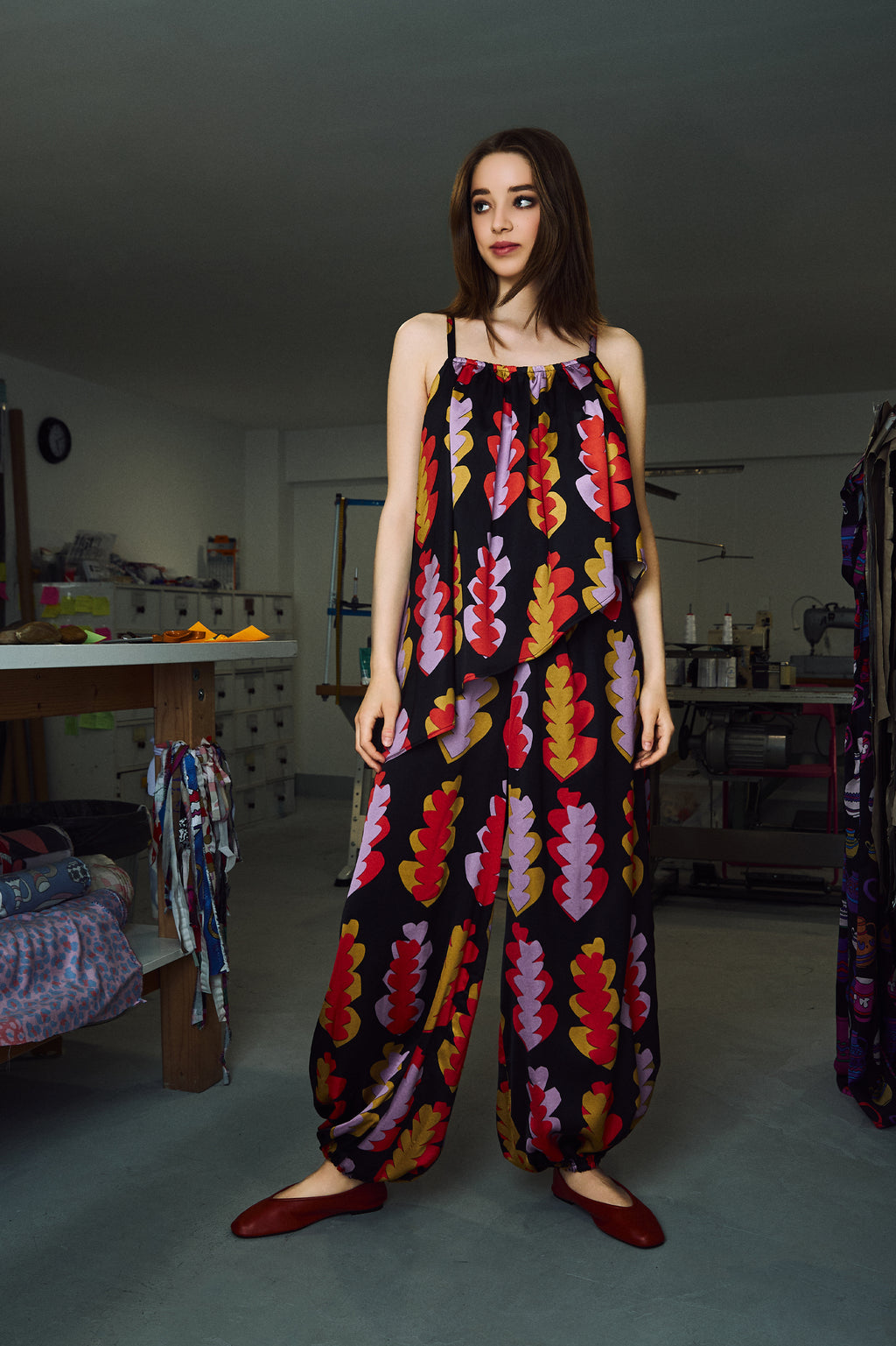 SZIV balloon trousers 'Hearts'