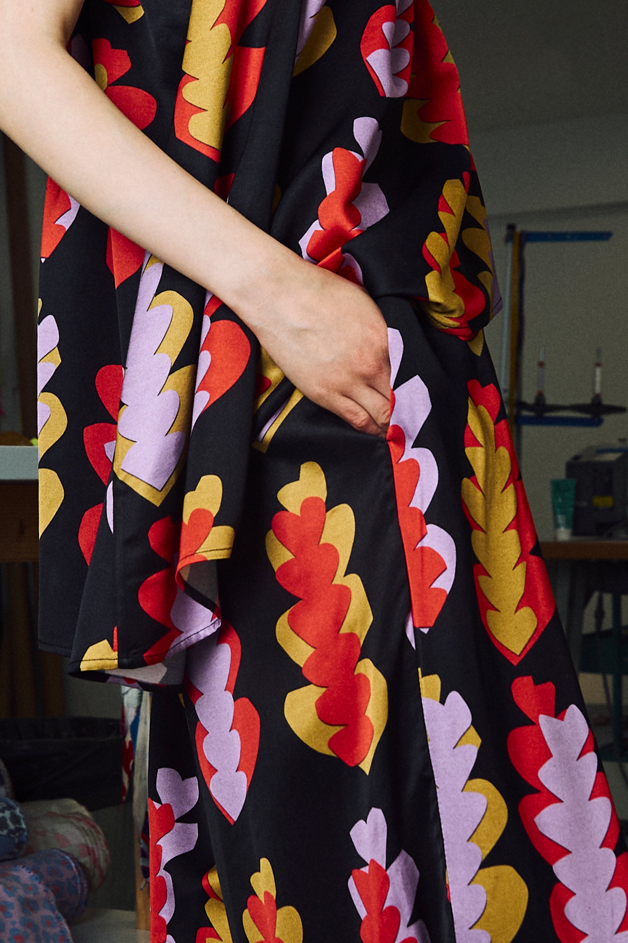 SZIV balloon trousers 'Hearts'