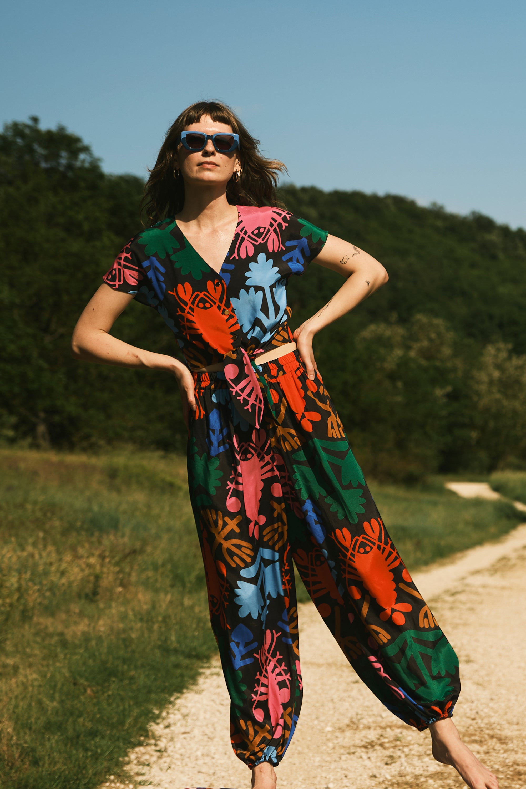SZIV balloon trousers 'Lobster'