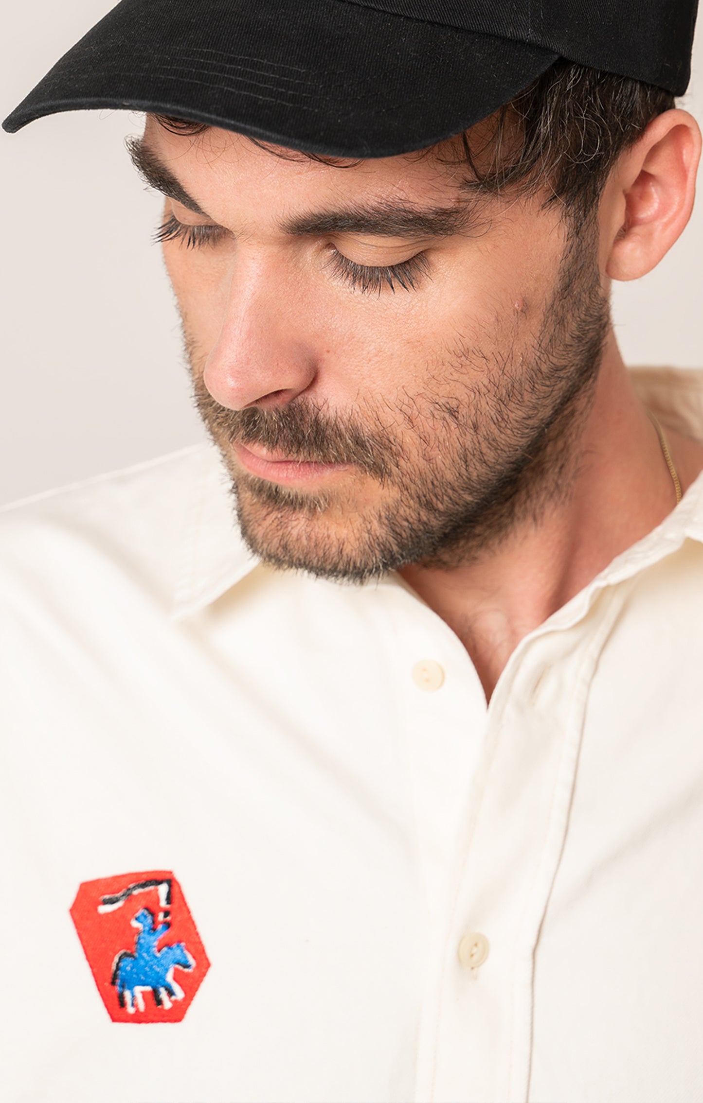 FULES men's embroidered shirt 'Horseman'