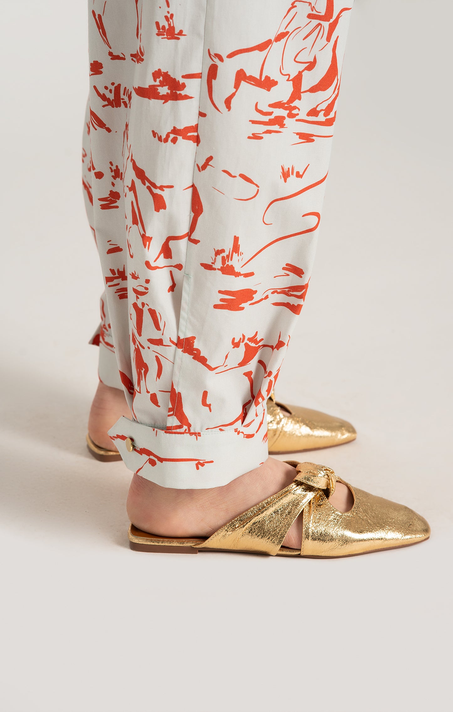 GATYA cargo trousers 'Horsmen Mint'