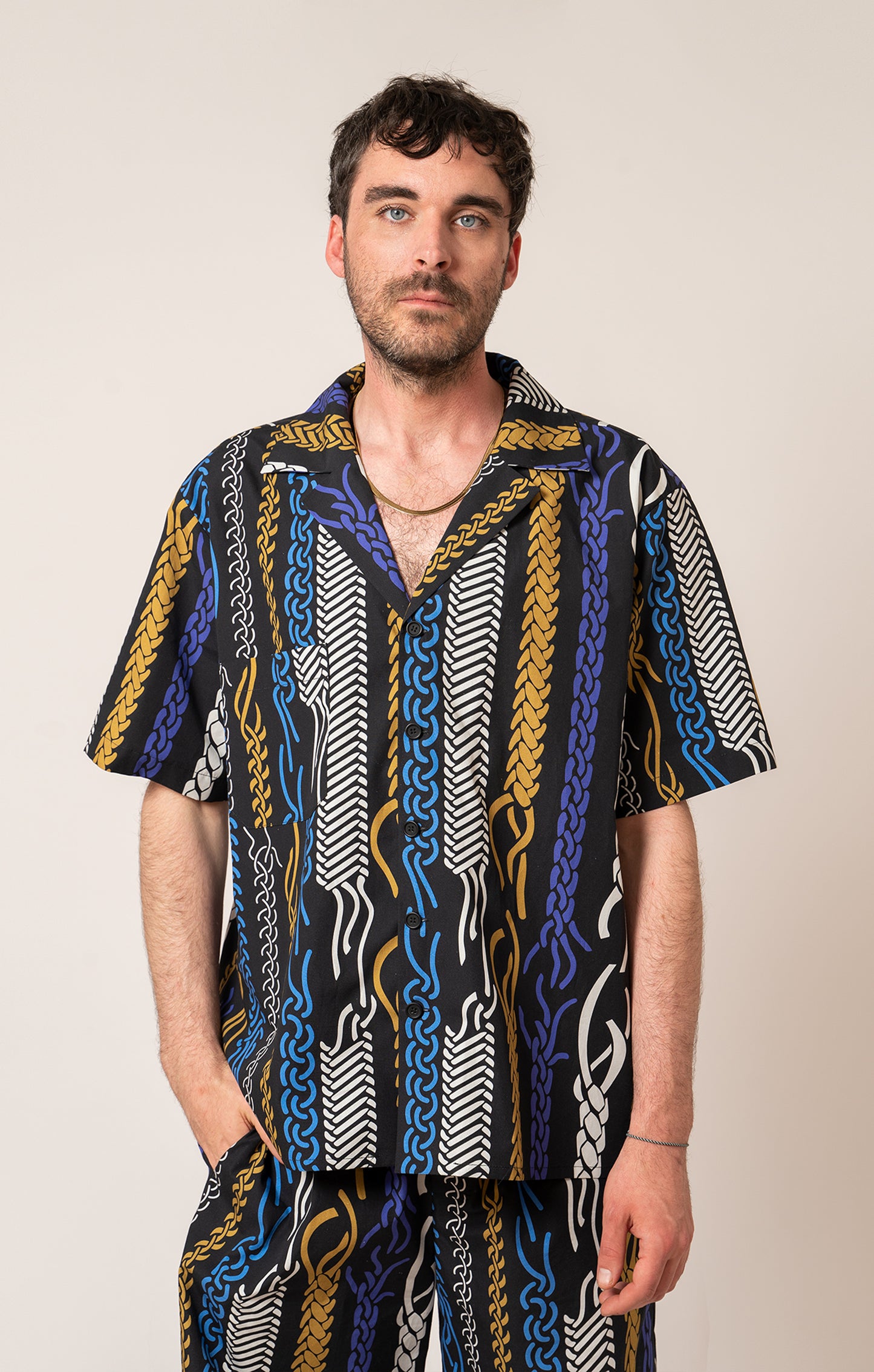 SMIRGLI men's resort shirt 'Braid'