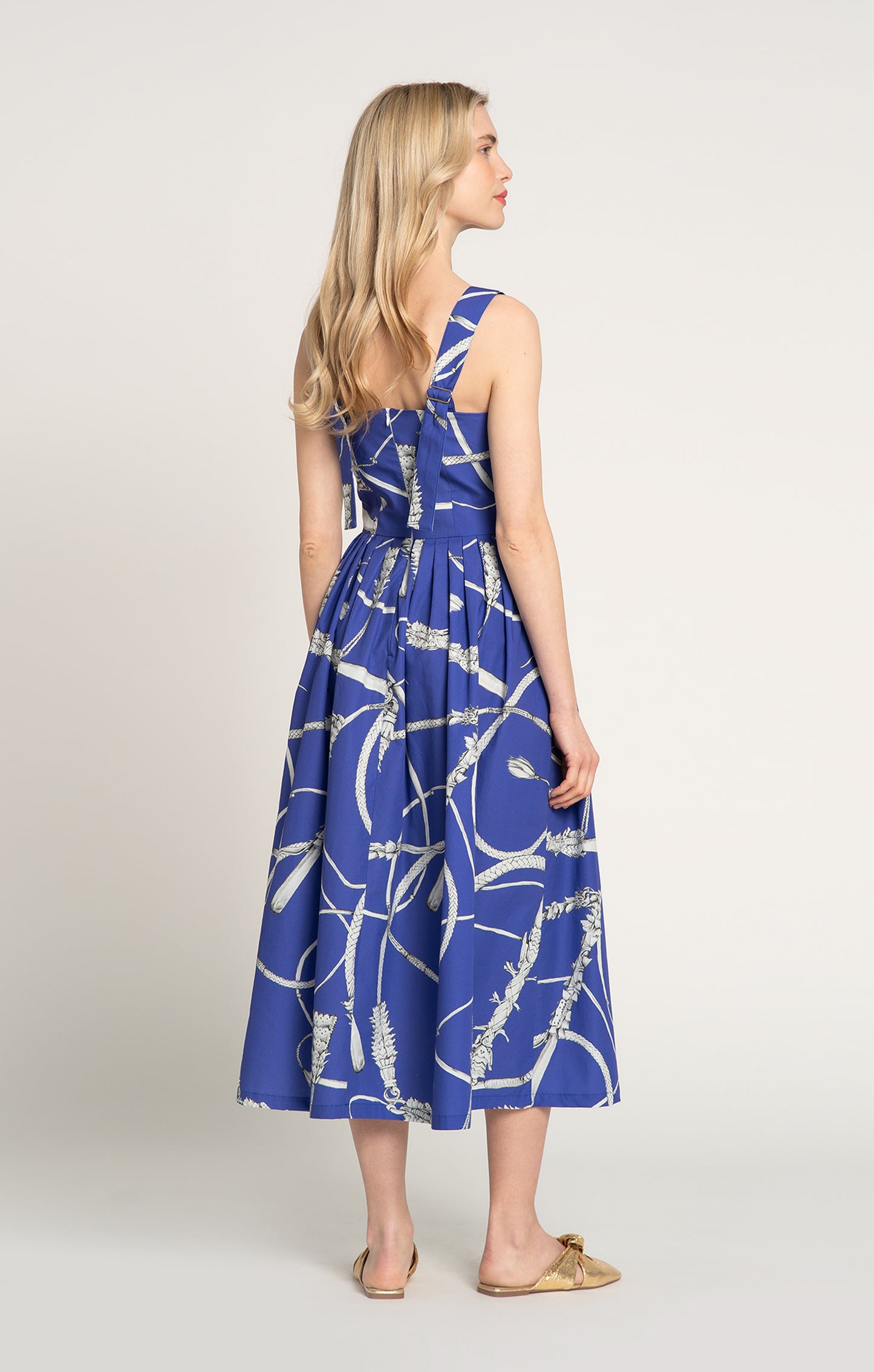 SZENA bustier midi dress 'Whip Blue'