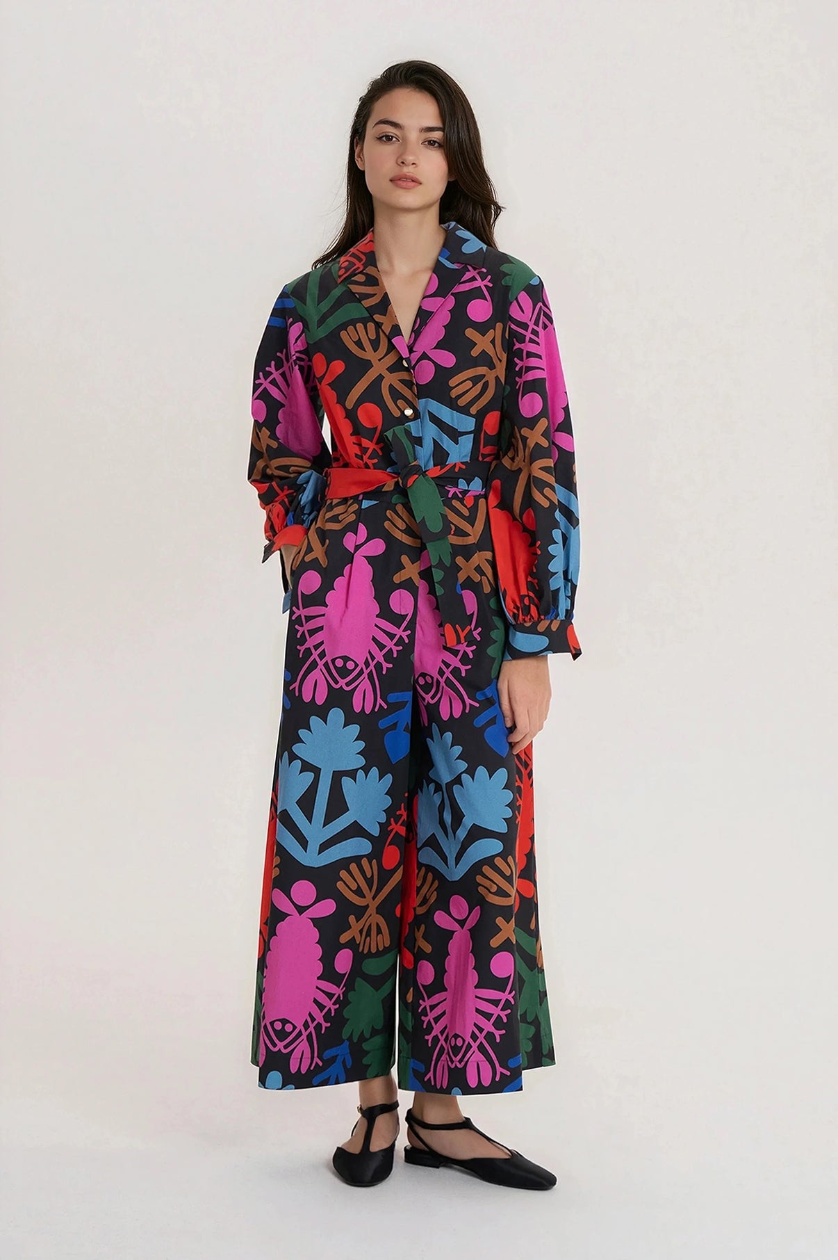 TOLNA poplin jumpsuit 'Lobster'