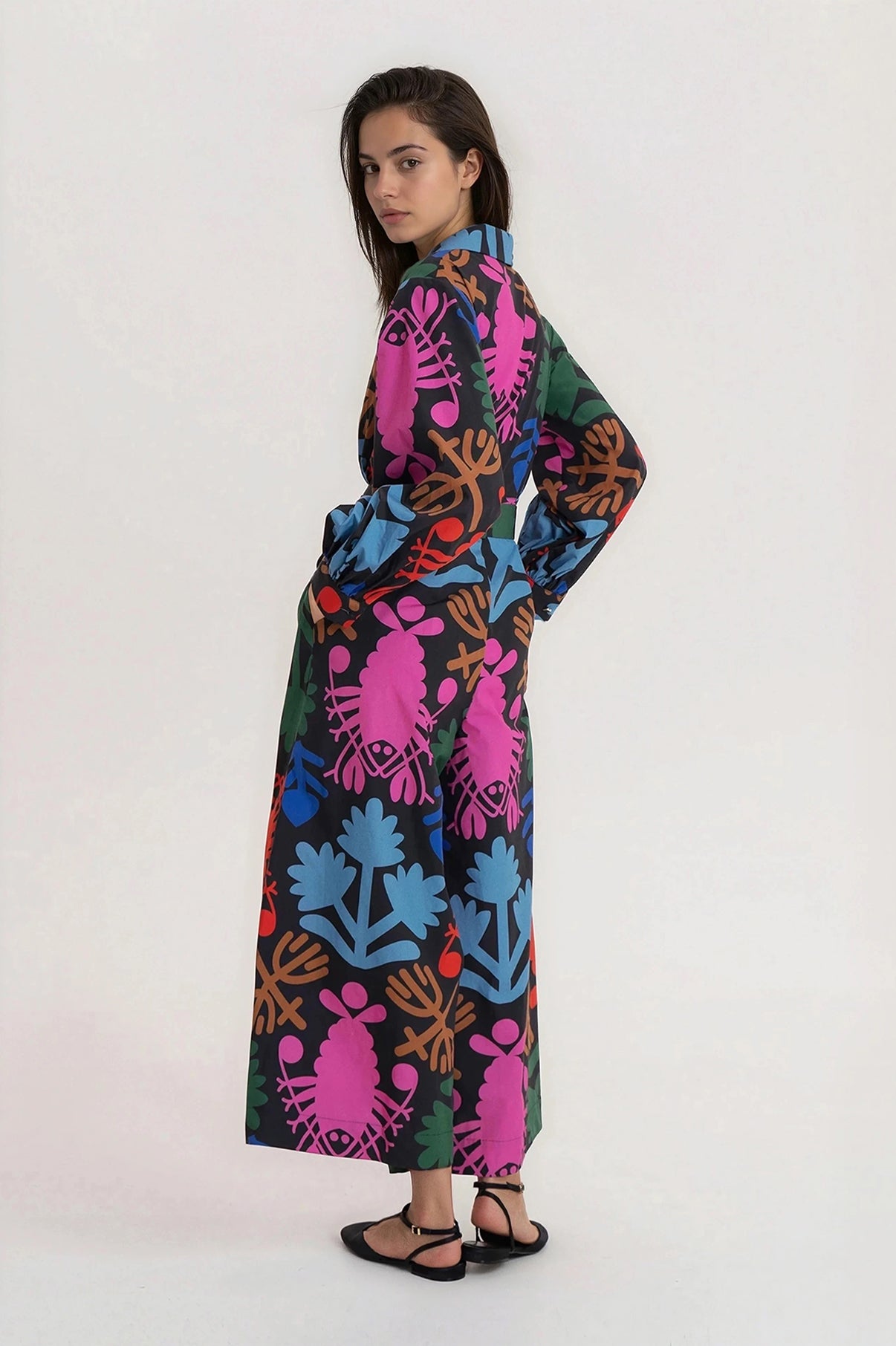 TOLNA poplin jumpsuit 'Lobster'