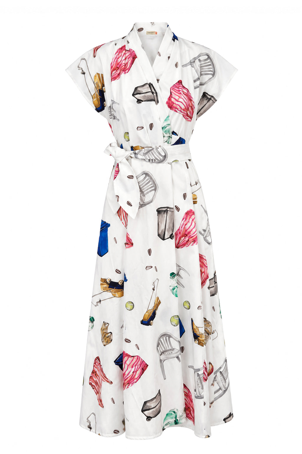 TOR multi pleats wrap dress ‘Objects'