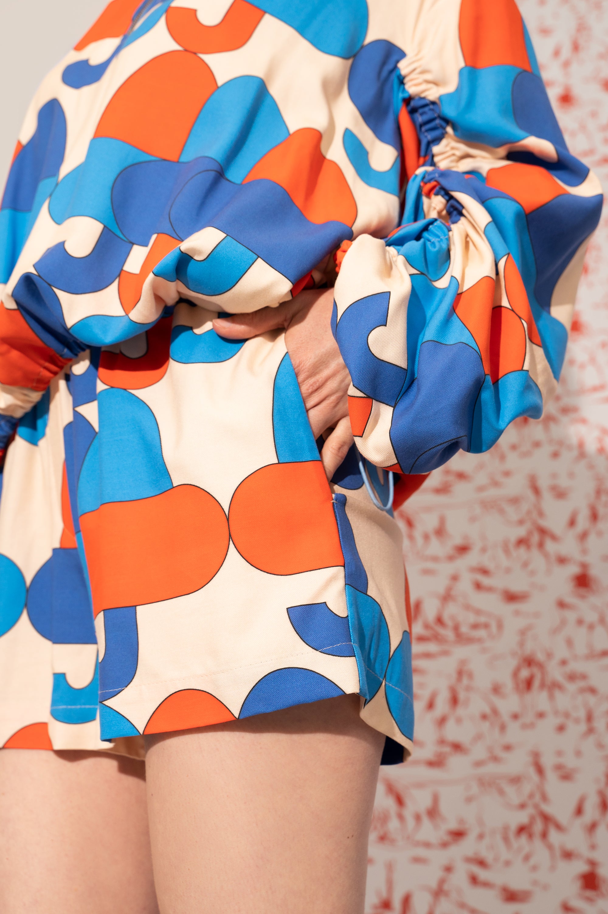 LOMB poplin shorts 'Acorn Blue'