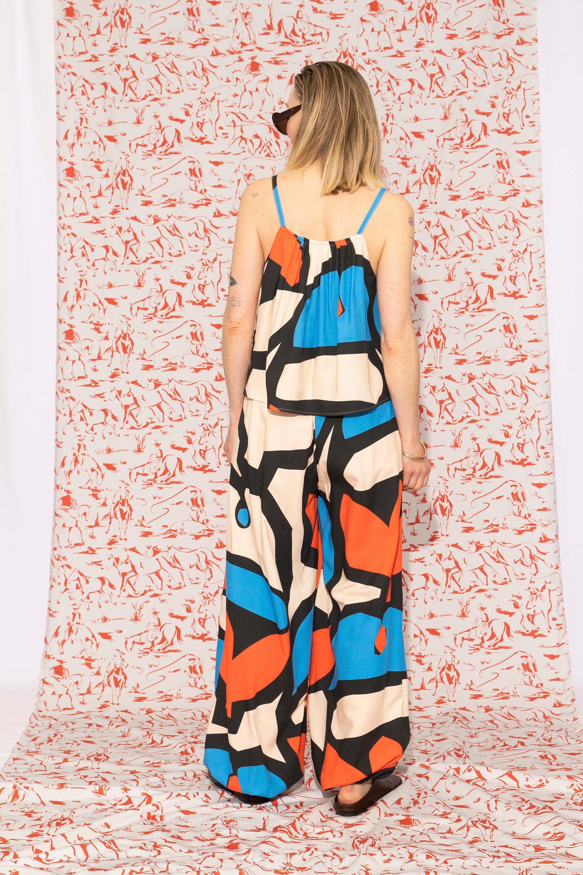 SZIV balloon trousers 'Pumpkin Blue'