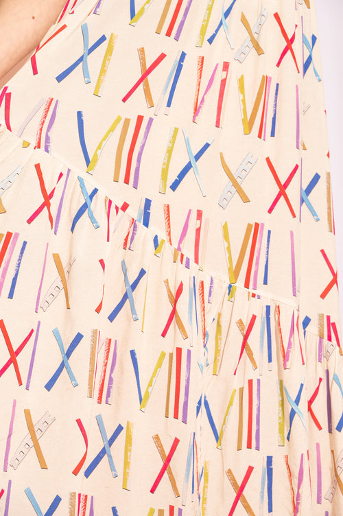 SVINDLI gathered long cami dress 'Numbers'