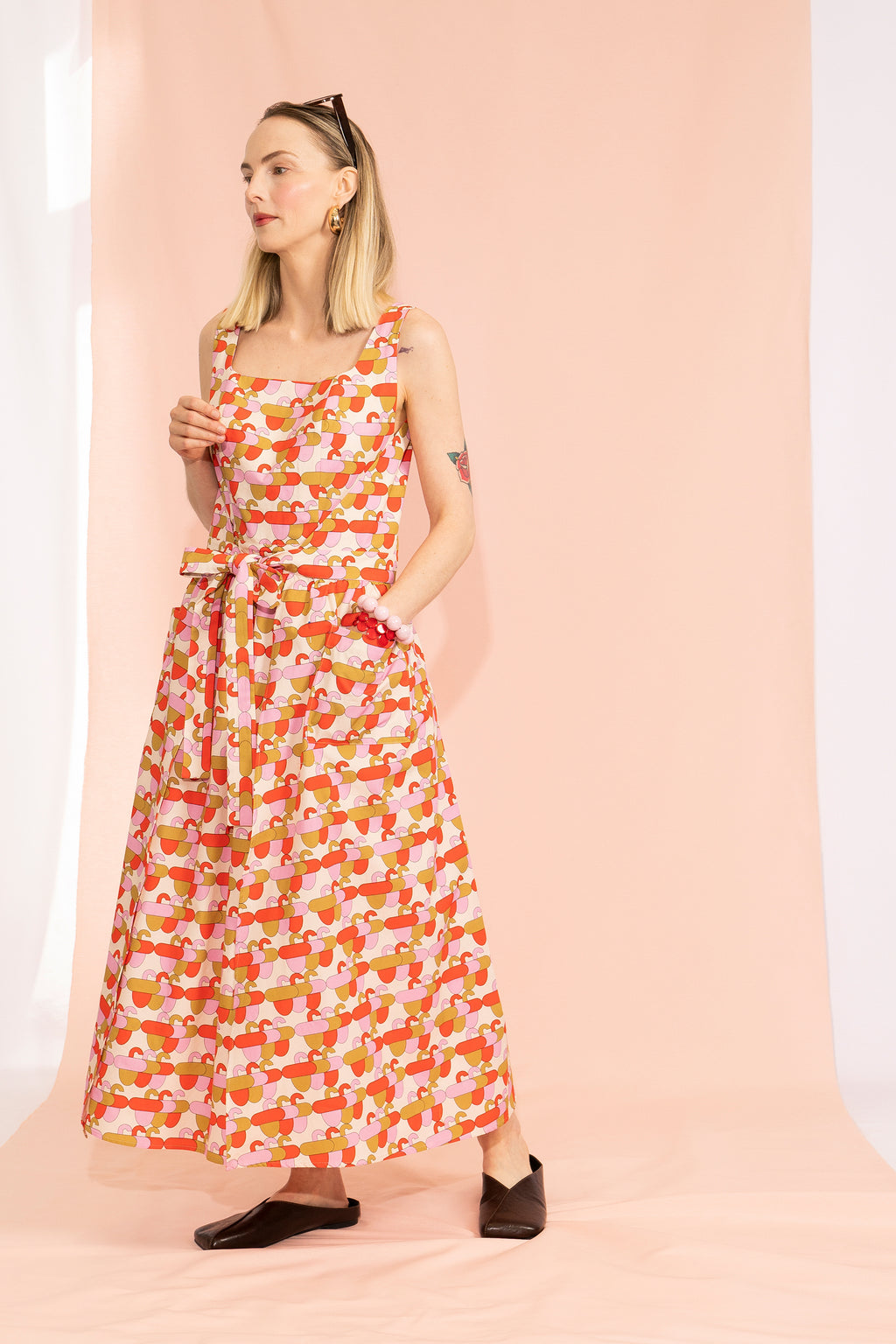 FILKO apron dress 'Acorn Pink'