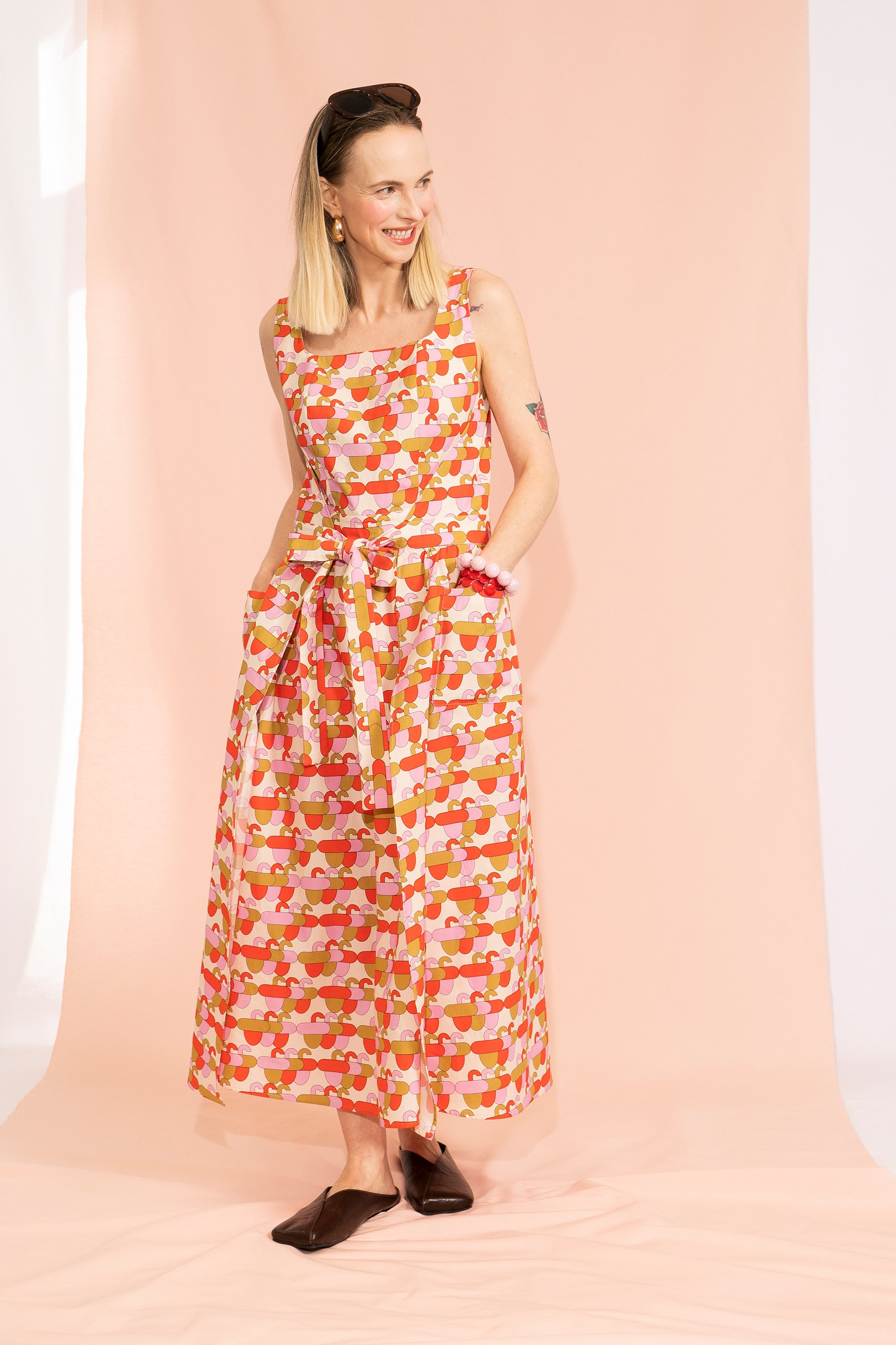 FILKO apron dress 'Acorn Pink'