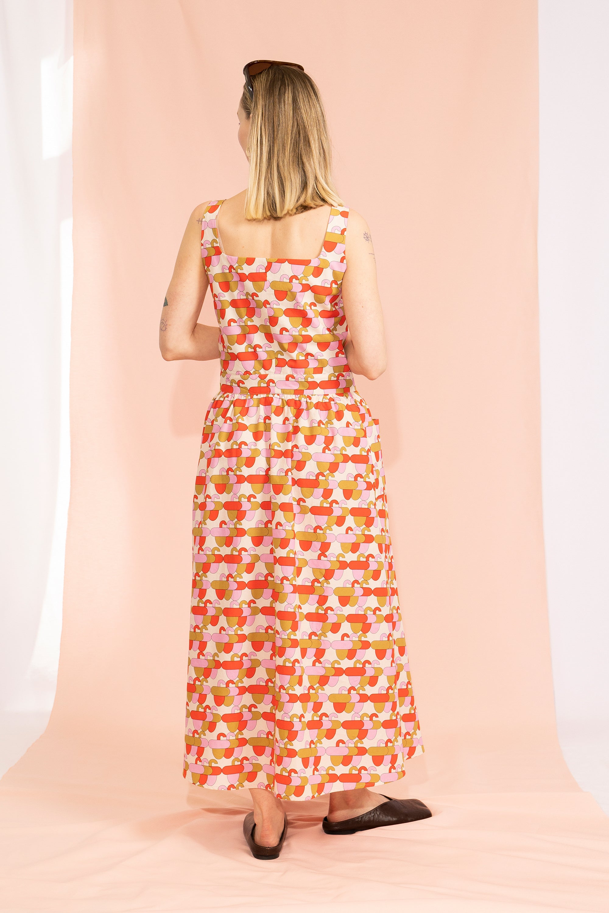 FILKO apron dress 'Acorn Pink'