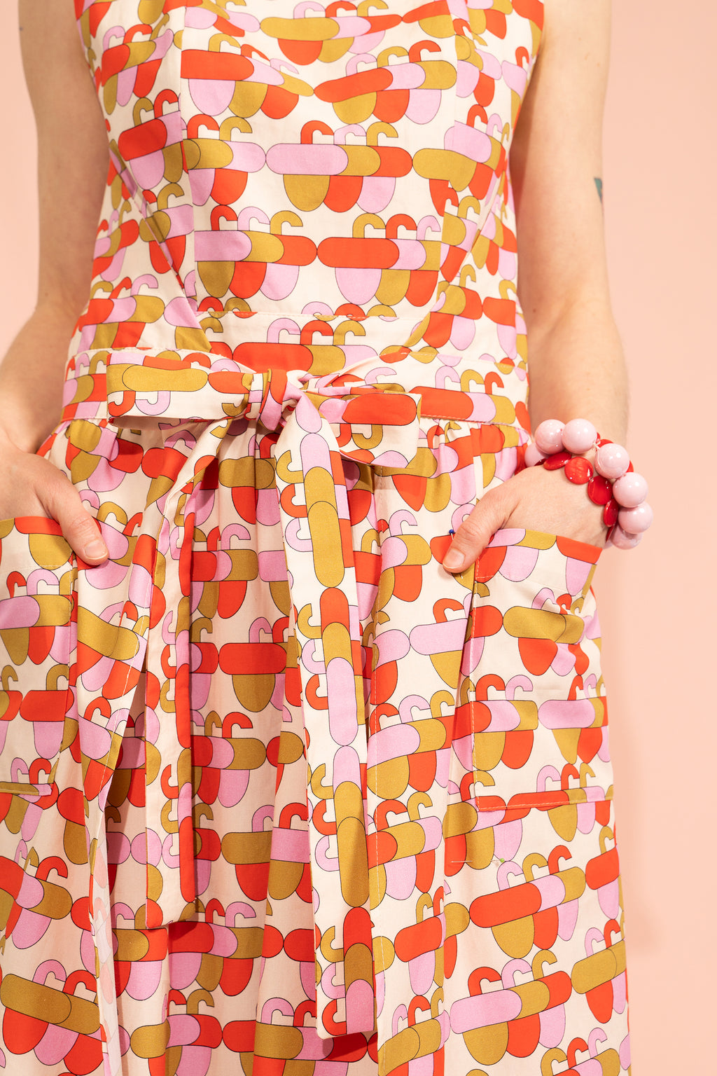 FILKO apron dress 'Acorn Pink'