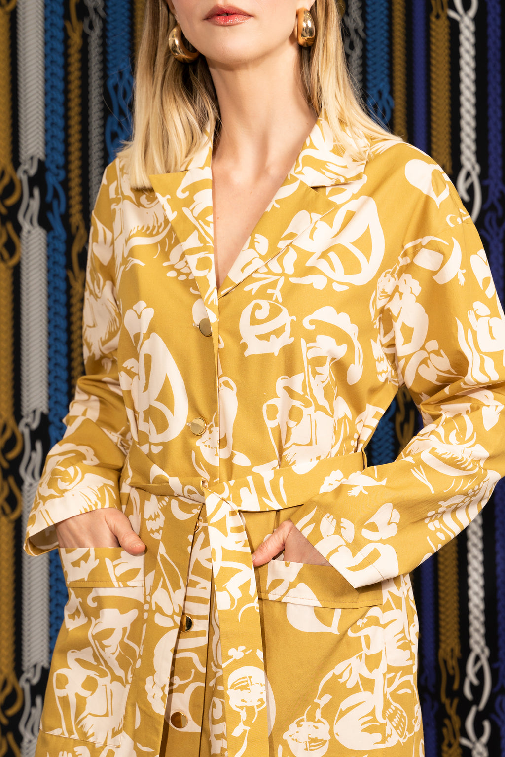 LORUM long summer jacket 'Seasons Gold'