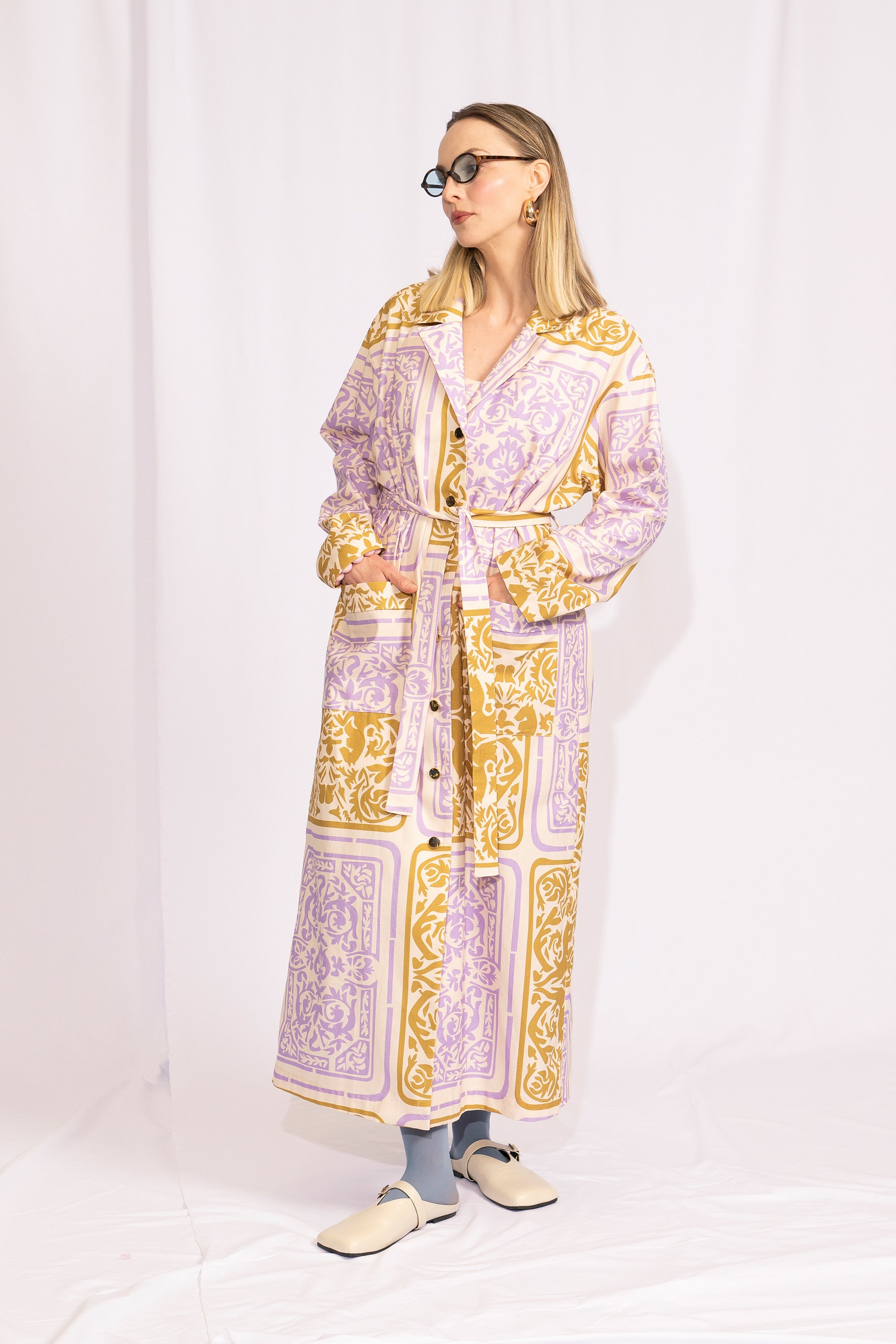 LORUM long summer jacket 'Cards'