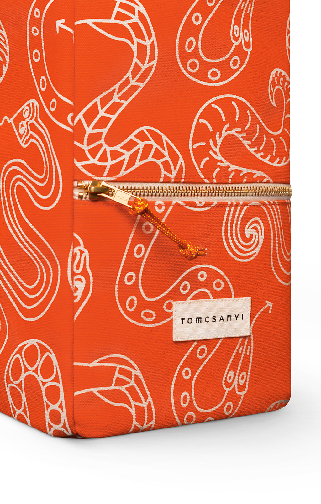 YKRA x TOMCSANYI beach bag 'Snake'