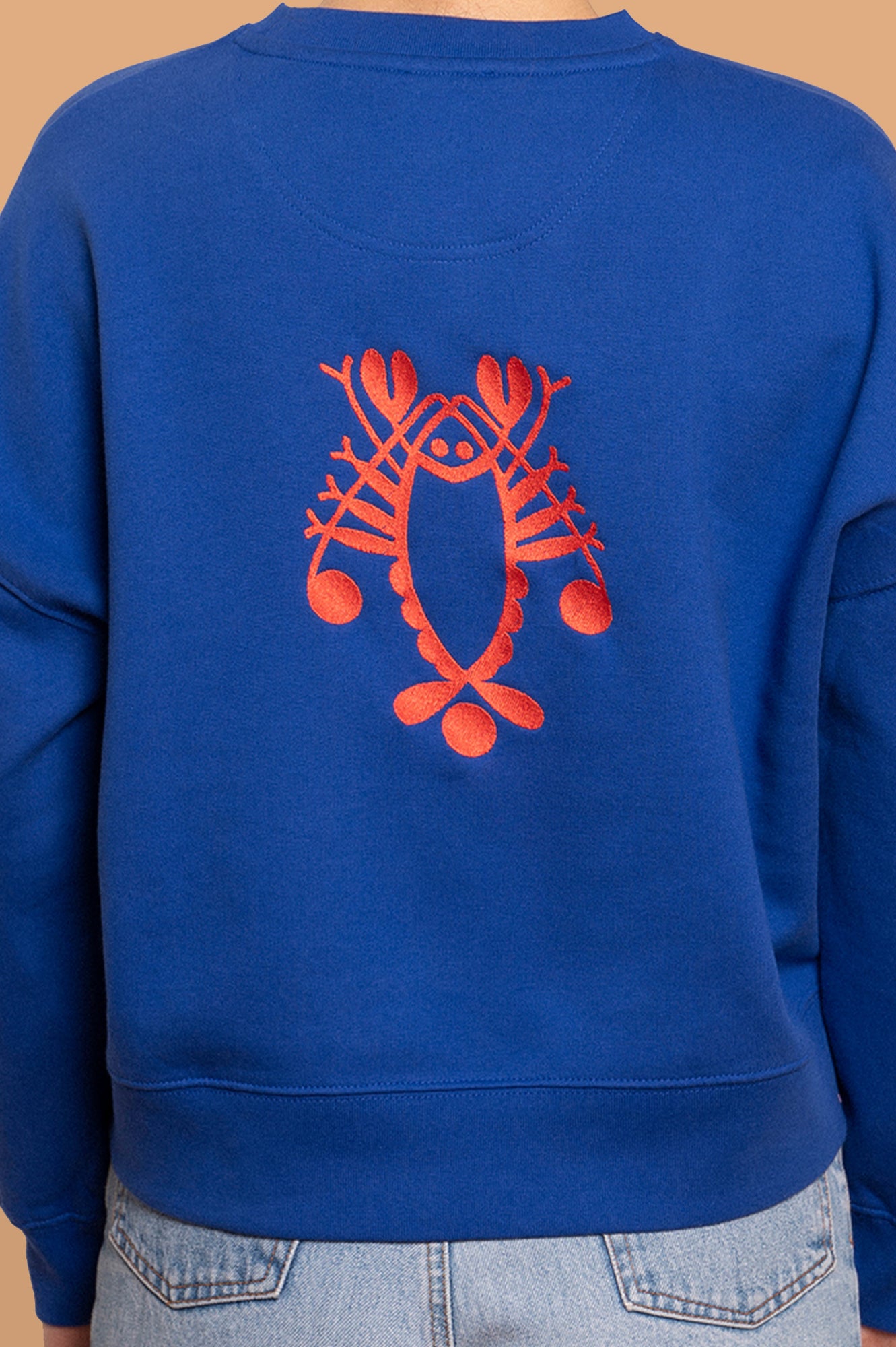 'LOBSTER' sweatshirt blue