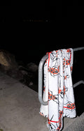 LIDO beach towel 'Firebug light blue'