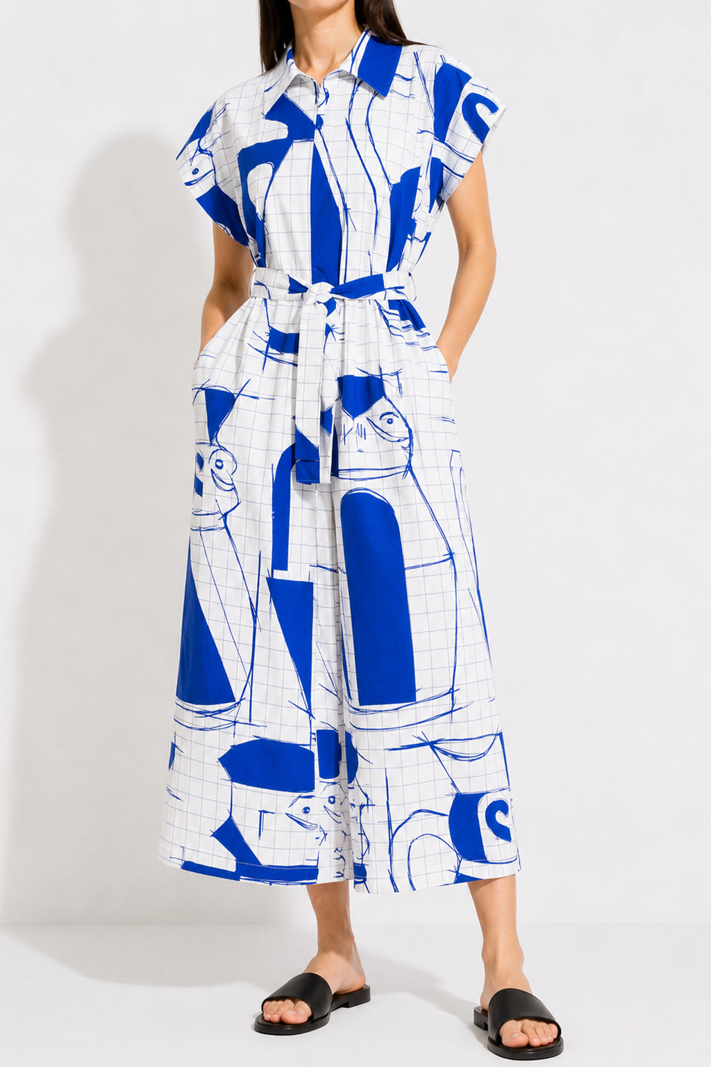 BUTELLA poplin jumpsuit 'Sketch'