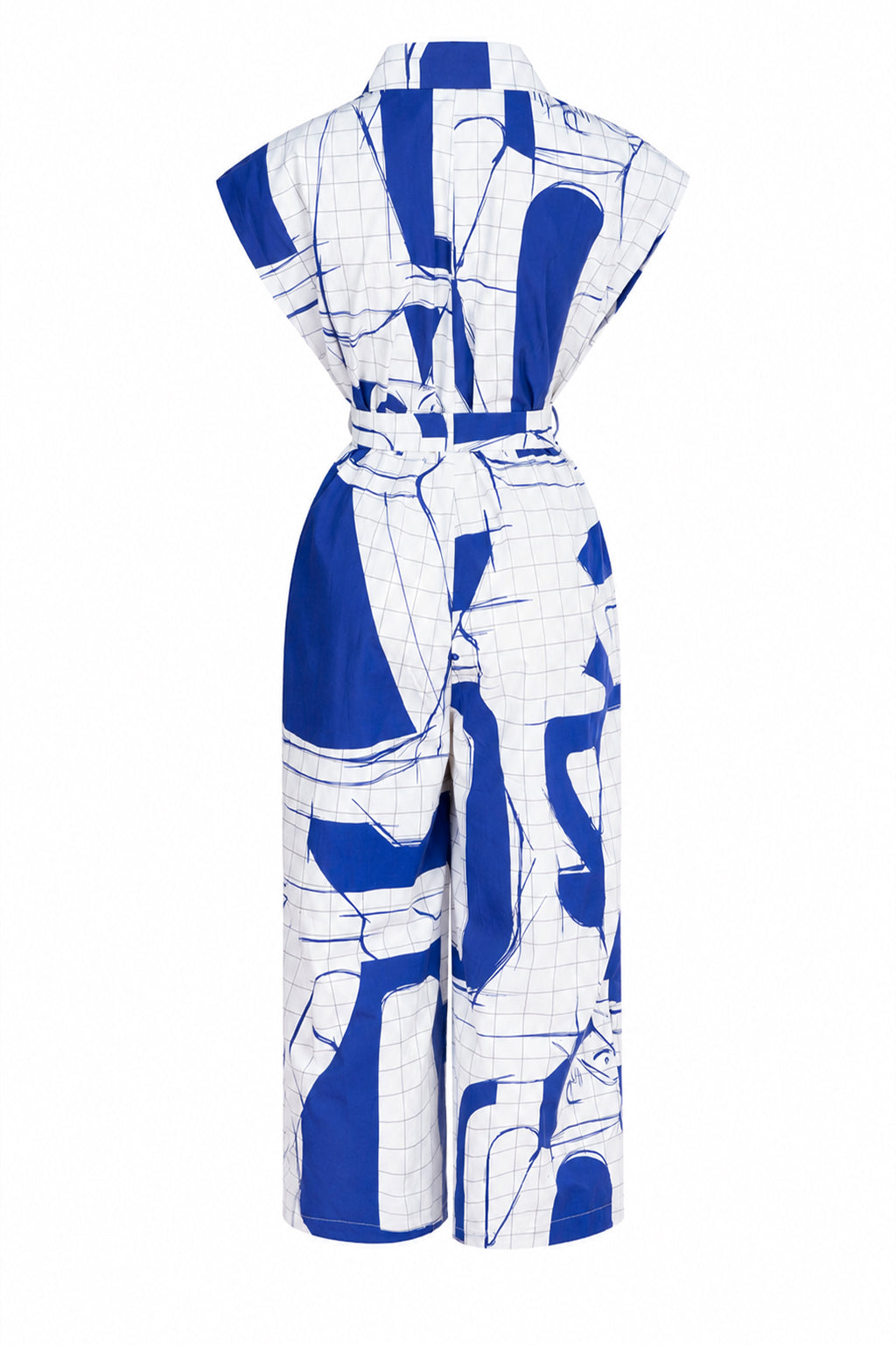 BUTELLA poplin jumpsuit 'Sketch'