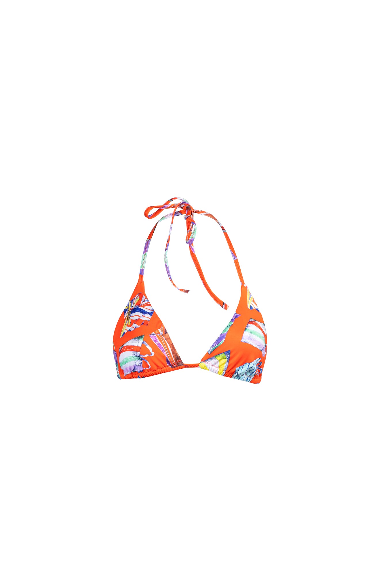 CATO triangle bikini top 'bags red'