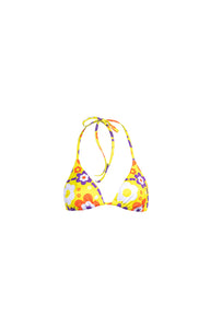 CATO triangle bikini top 'space flowers'