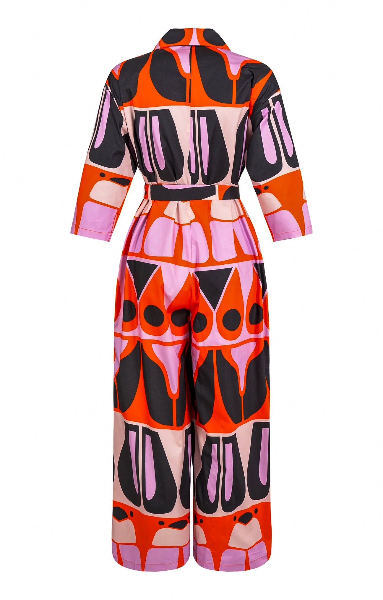CINCER zip up jumpsuit 'Abstract Bugs'
