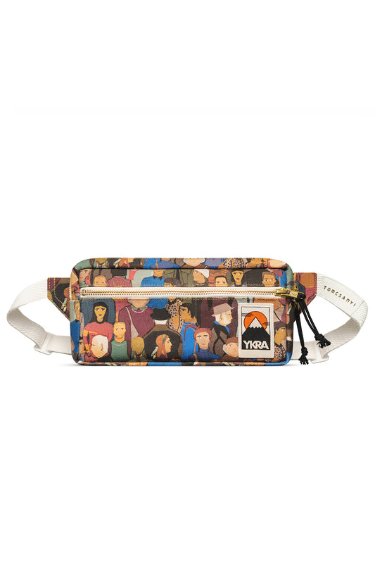 YKRA x TOMCSANYI fanny pack 'Faces'