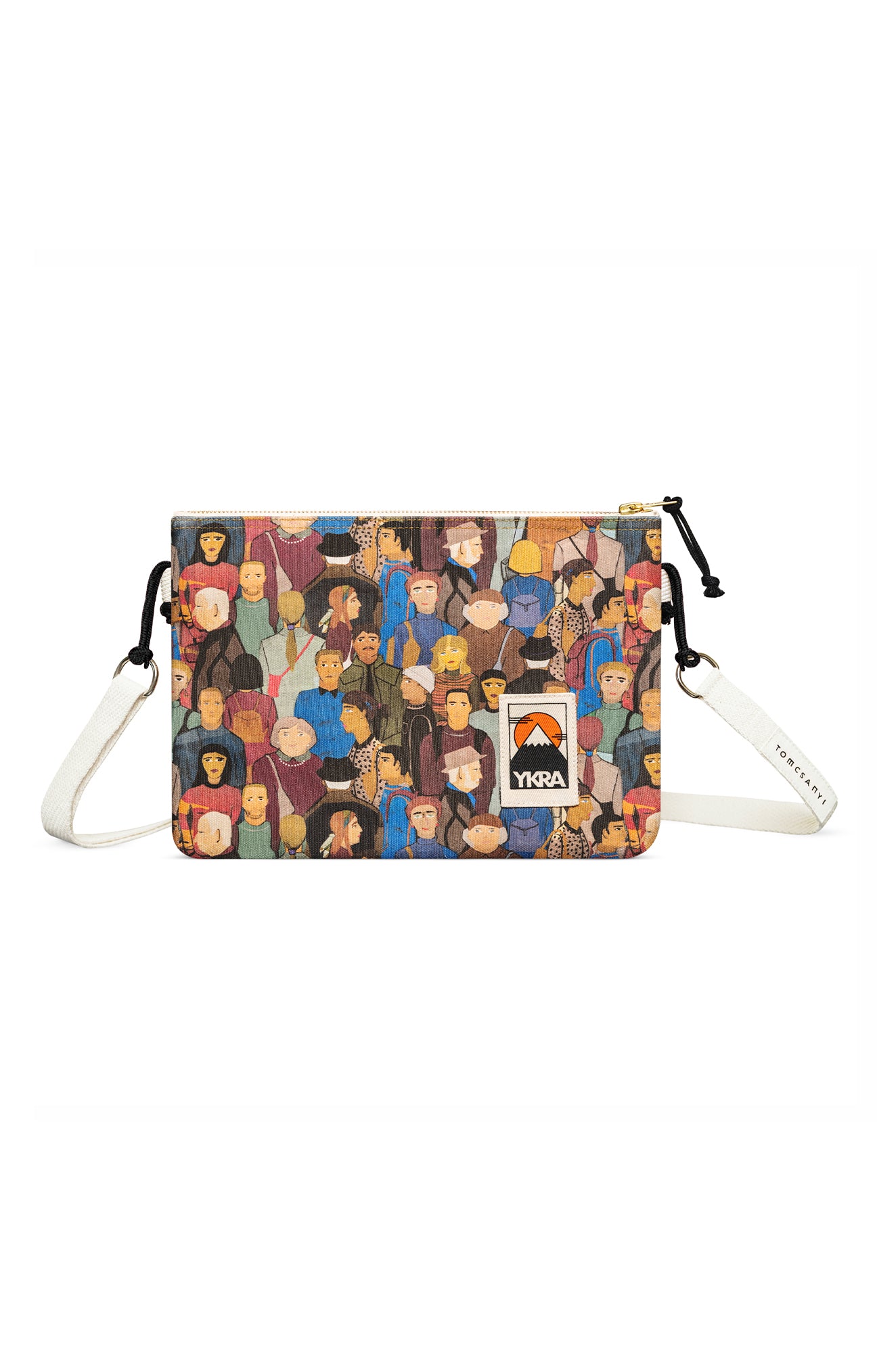 YKRA x TOMCSANYI side pouch 'Faces'