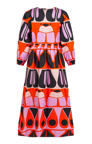 FUTRINKA volume dress 'abstract bugs'