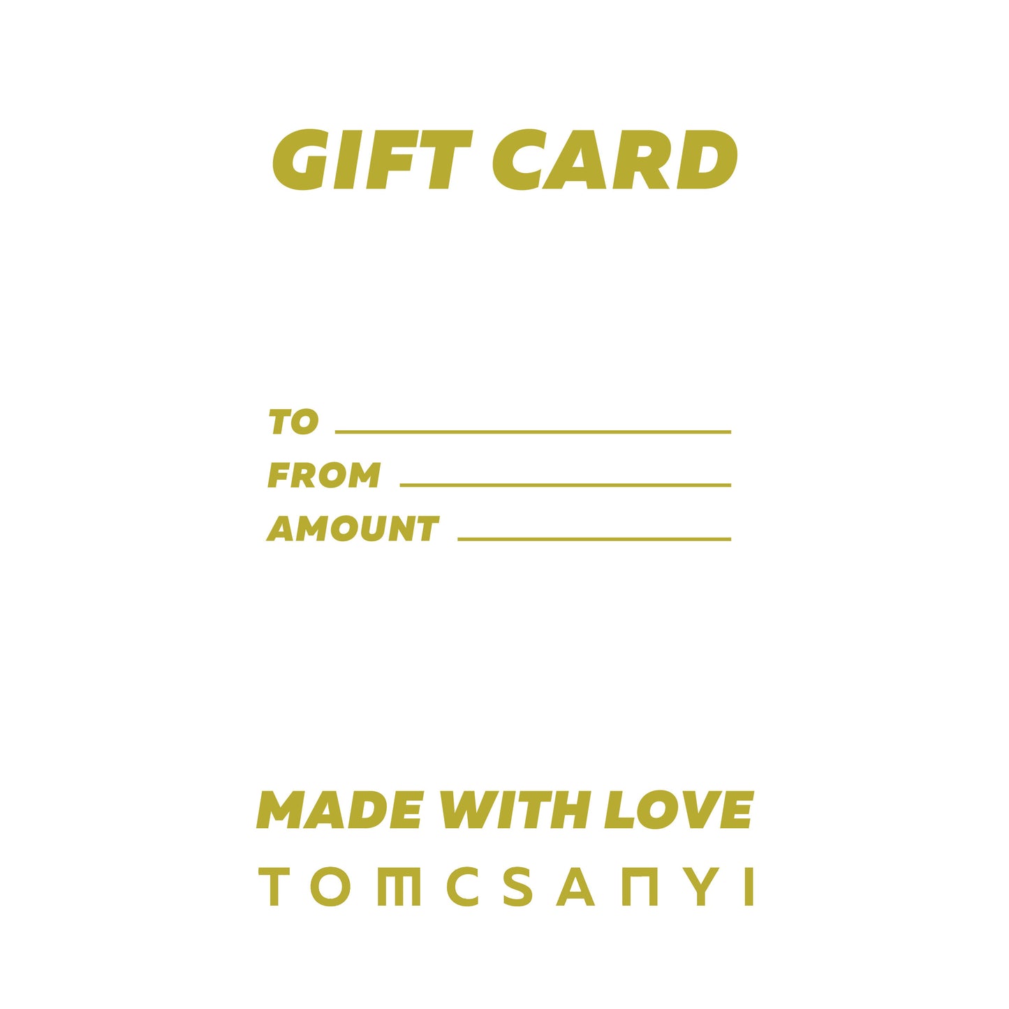 Gift card